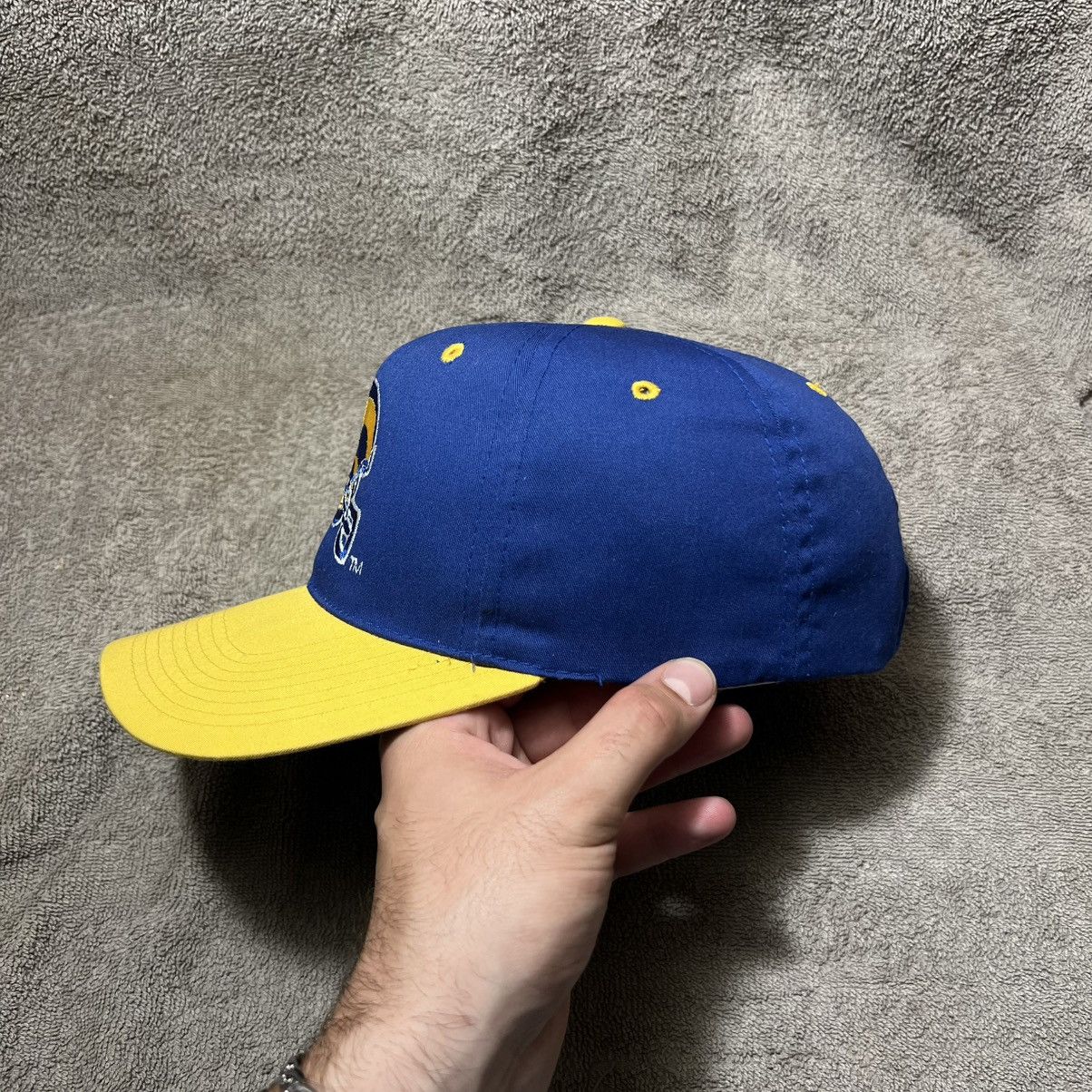 NFL Vintage 90s St Louis Rams SnapBack Hat NFL Football Logo Size ONE SIZE - 4 Thumbnail