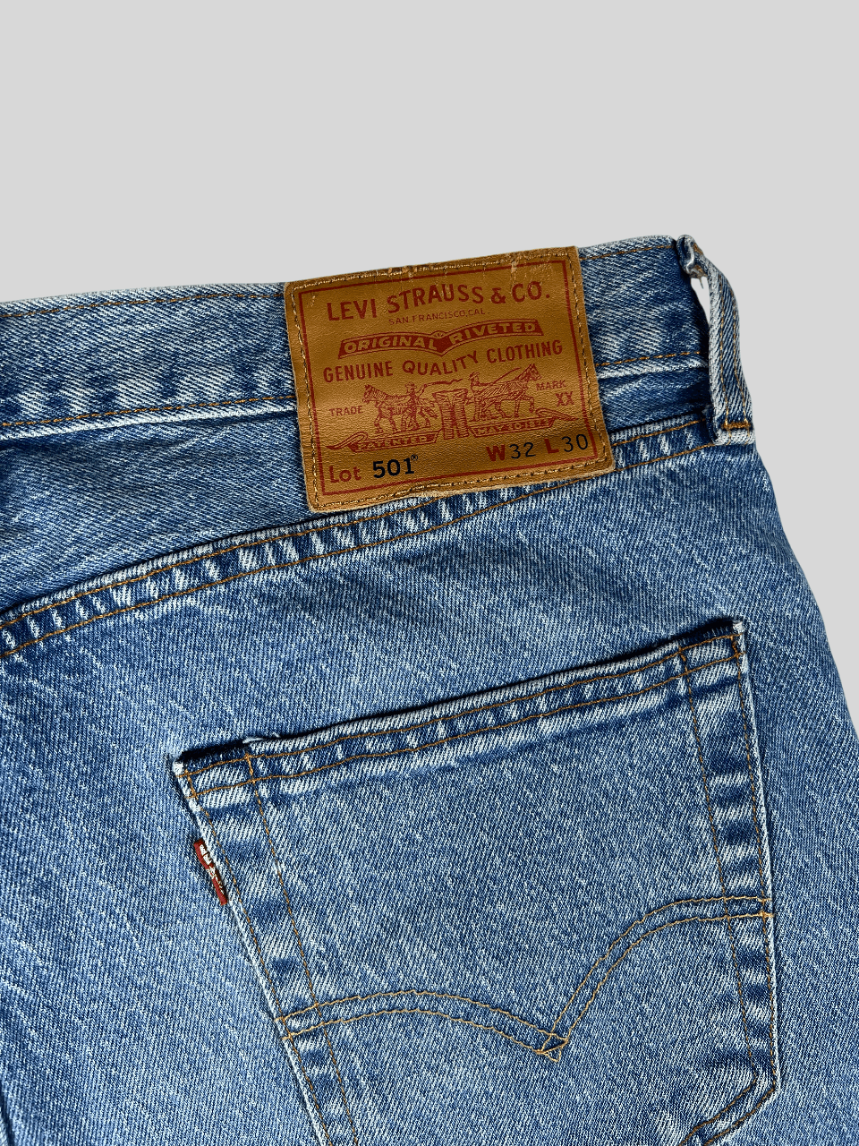 Levi's Levi's 501 W32 L30 Denim Jeans Size US 32 / EU 48 - 8 Thumbnail