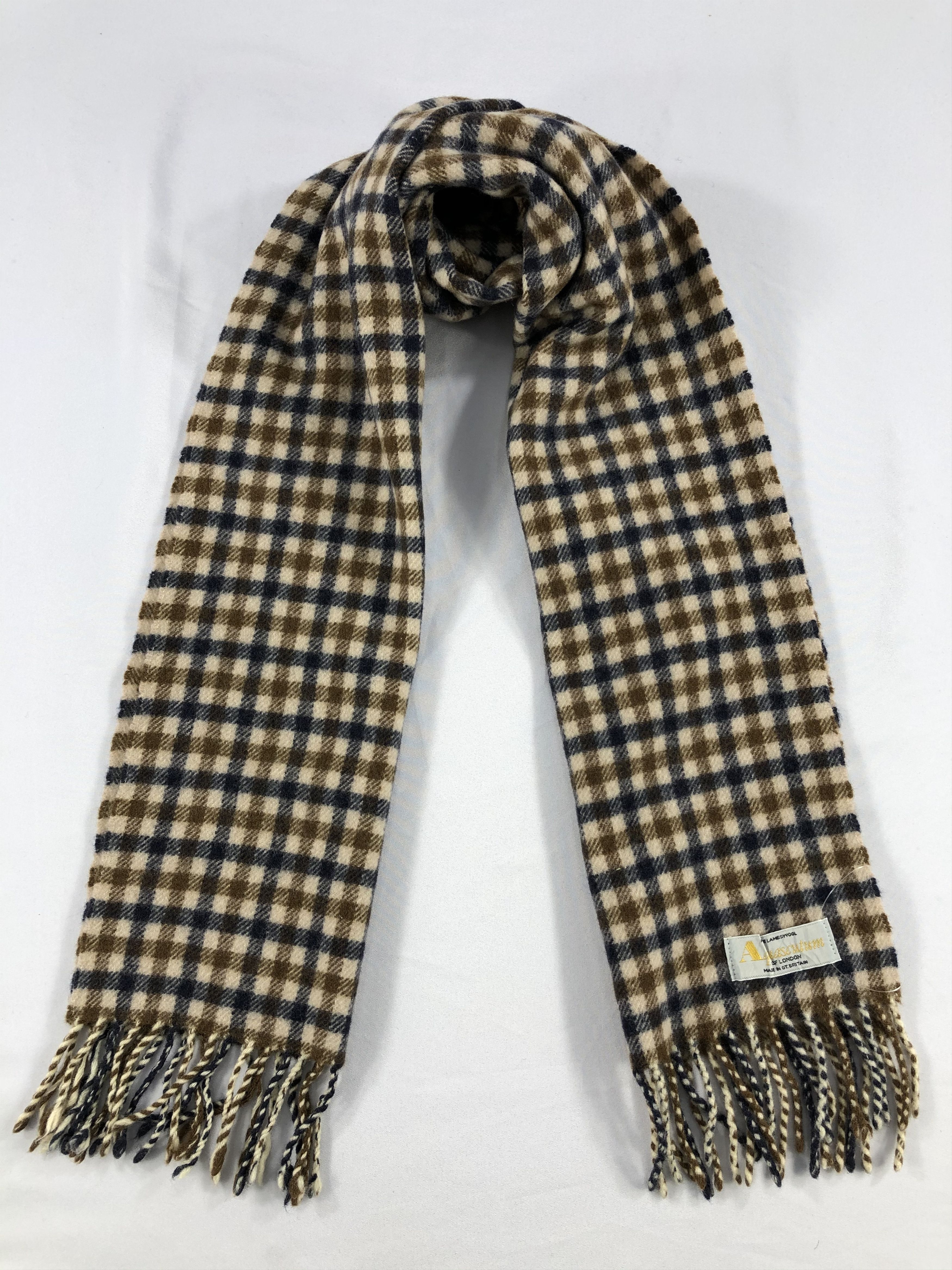 Aquascutum Vintage Aquascutum Scarf/Muffler/Neckwear MF1776 Size ONE SIZE - 1 Thumbnail