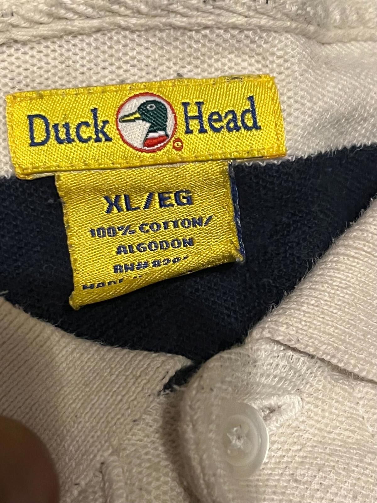 Duck Head Duck Head Men's Long Sleeve Striped Polo Shirt XL Size ONE SIZE - 3 Thumbnail