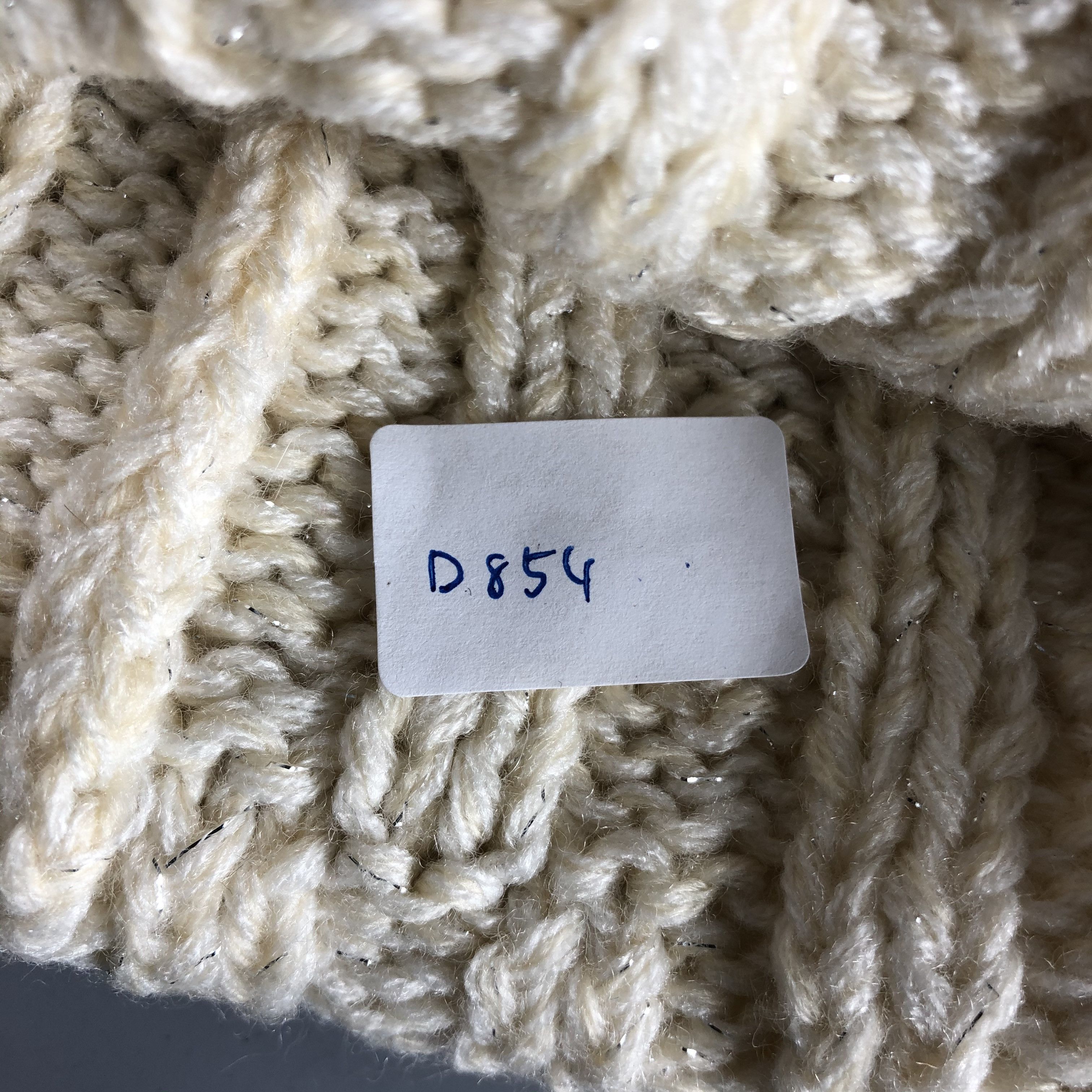 Vintage Vintage Knit Crochet Beanie Snow Hat Snow Cap -D854 Size ONE SIZE - 4 Thumbnail