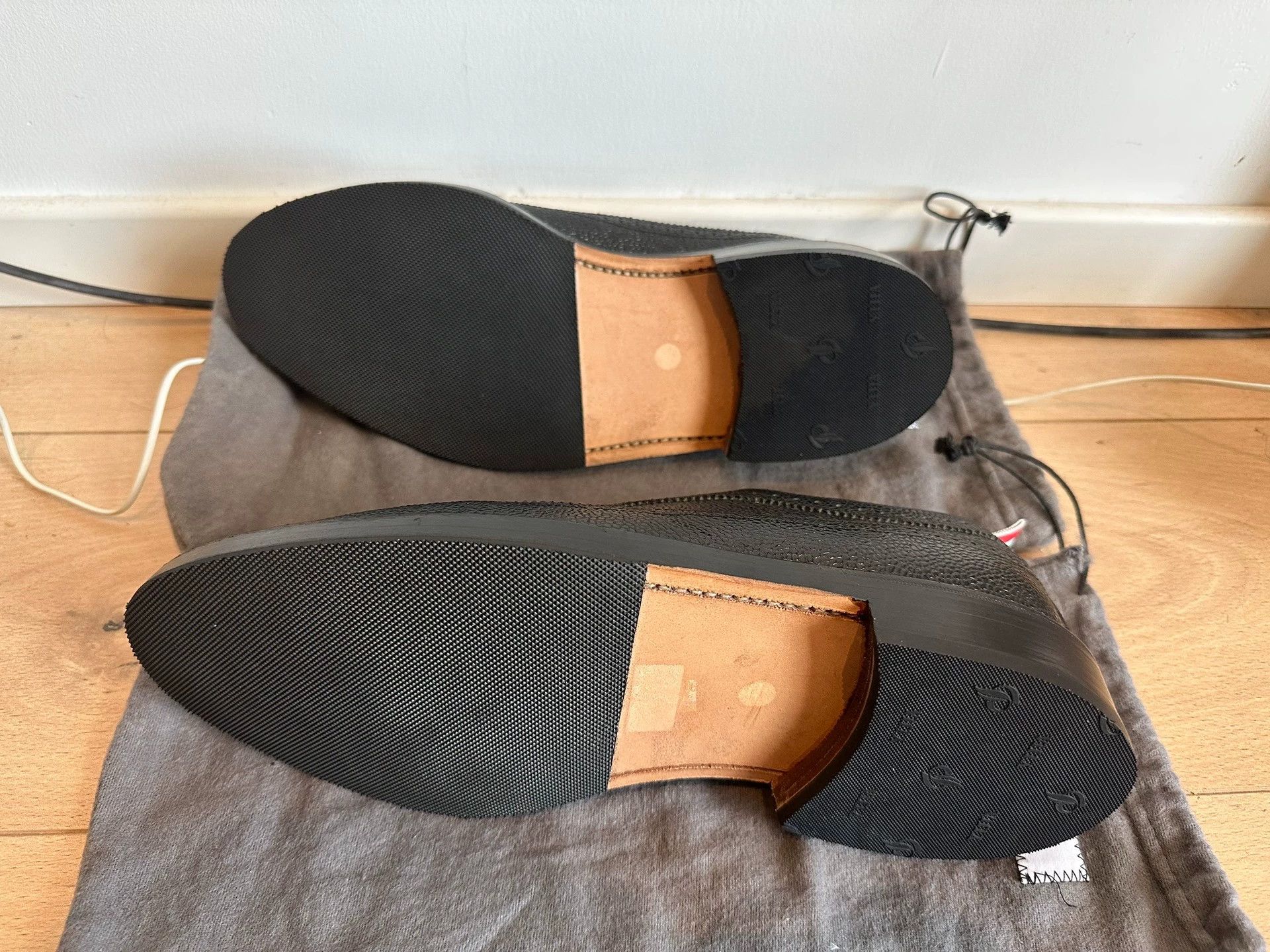 Thom Browne Thom Browne Black Carved Oxfords US9.5 (43.5) 98New Size US 9.5 / EU 42-43 - 3 Thumbnail
