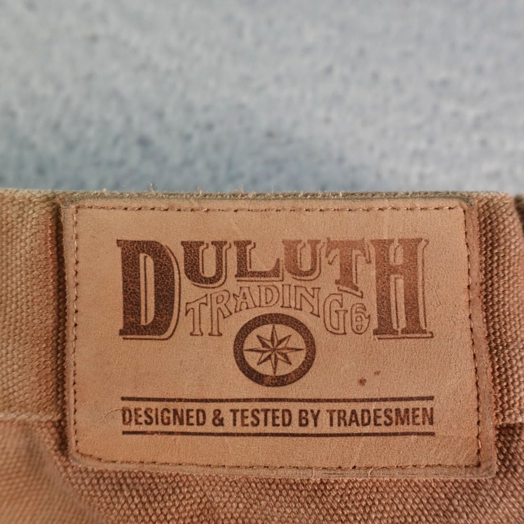 Duluth Trading Company Duluth Trading Co Pants Mens 36x34 Brown Canvas Relaxed Fit Workwear Utility Khakis Straight Leg 5-Pocket Denim Style Mens Size US 36 / EU 52 - 5 Thumbnail