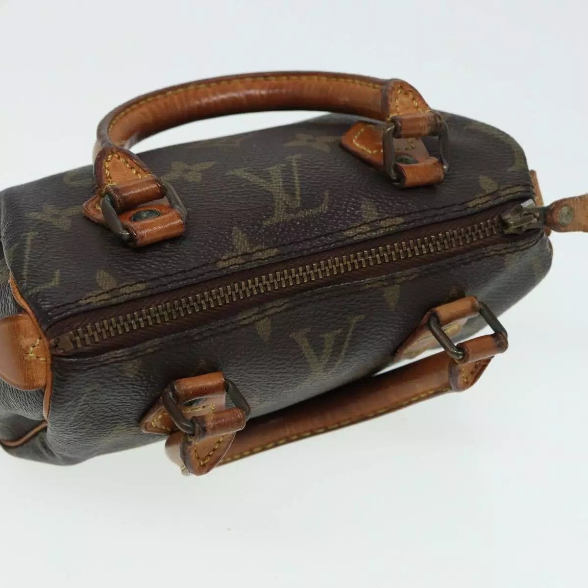 Louis Vuitton LOUIS VUITTON Monogram Mini Speedy Hand Bag Size ONE SIZE - 11 Thumbnail