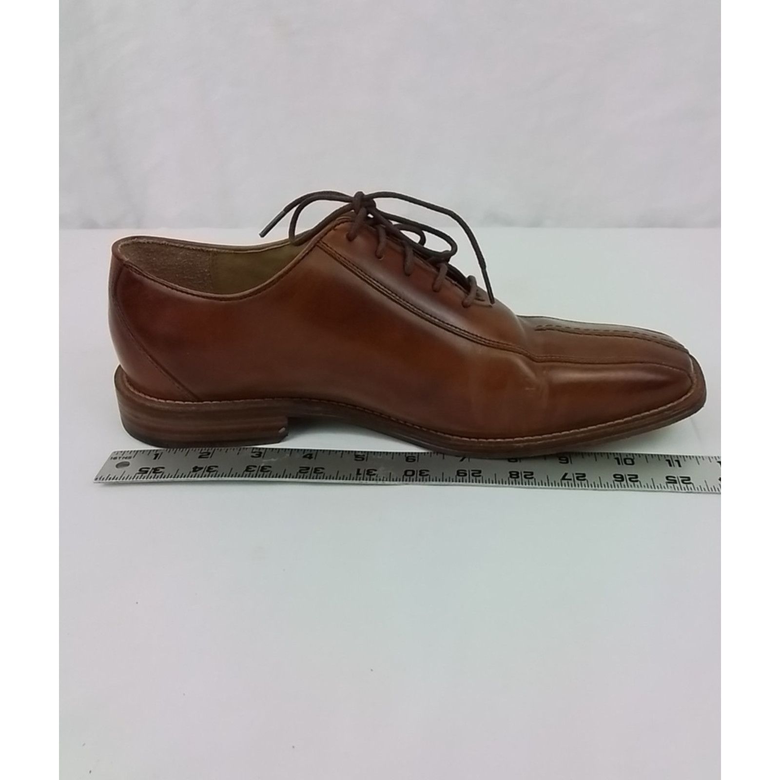 Stacy Adams Stacy Adams Dress Shoes Men's 10M Brown Lace Up Size US 10 / EU 43 - 18 Thumbnail