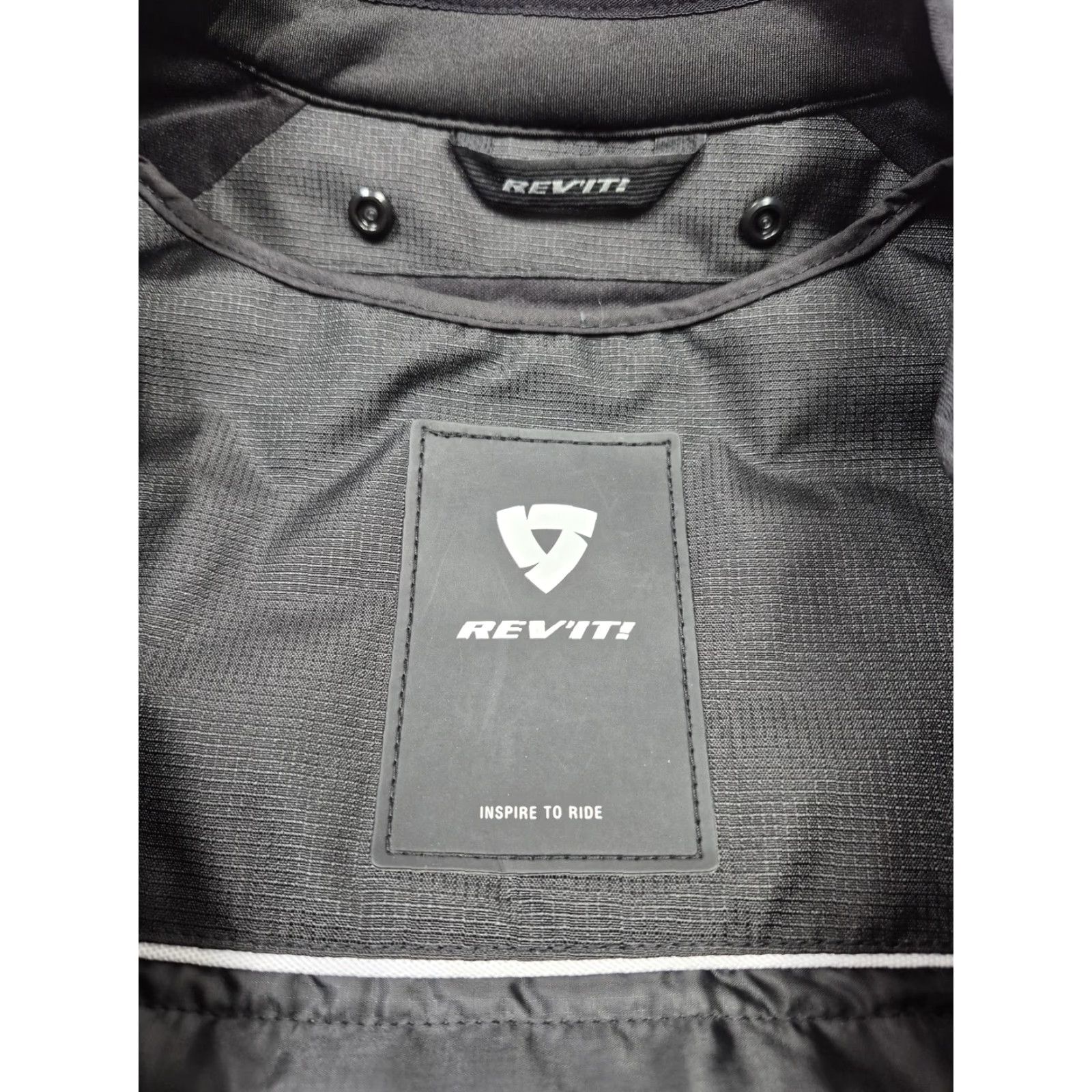 Rains REV'IT! Ignition 4 H2O Jacket Mens L Gray Waterproof Motorcycle Rain Size US L / EU 52-54 / 3 - 4 Thumbnail
