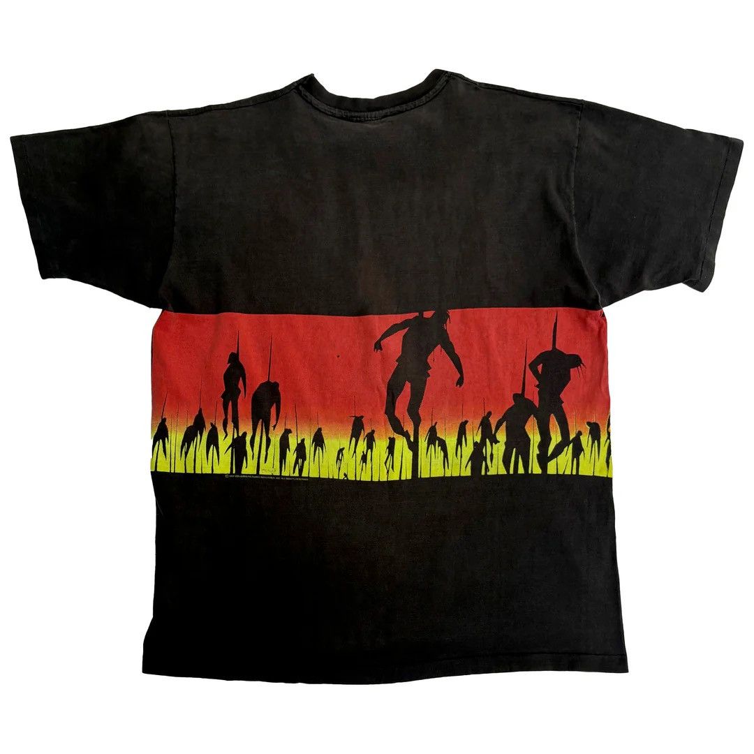 Vintage Dracula 1992 90s Vintage Movie Promo USA Made Topps T-Shirt Size US XL / EU 56 / 4 - 2 Thumbnail
