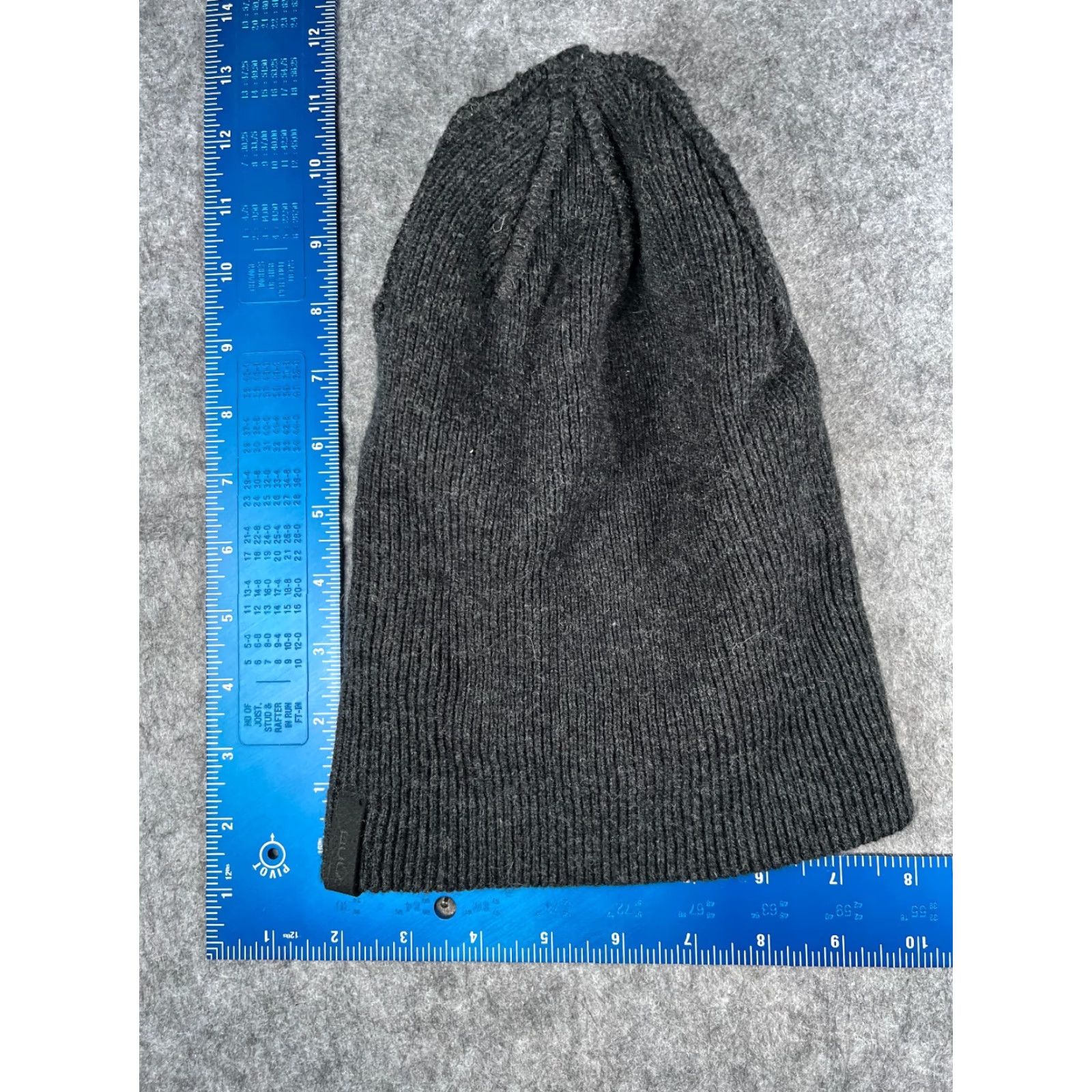 Vintage Bula Beanie Toque Adult One Size Dark Gray Knit Wool Acrylic Blend Made Canada Unisex Adults Beanie Gray Casual Workwear Outdoor Logo 90s? Size ONE SIZE - 5 Thumbnail