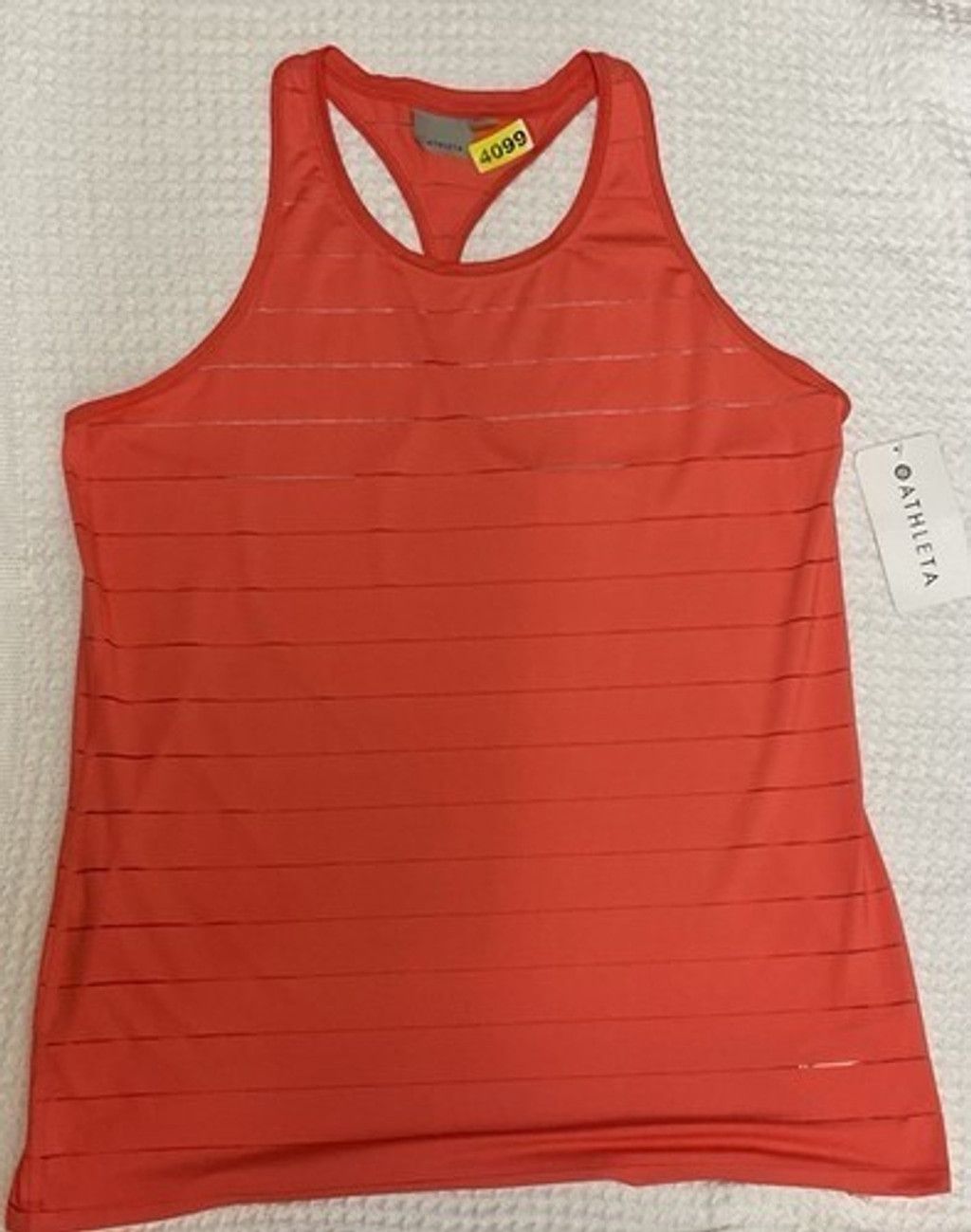 Athleta NWT Athleta Stripe High Mesh Chi Tank Top Athletic Women XLT Size XL / US 12-14 / IT 48-50 - 10 Thumbnail