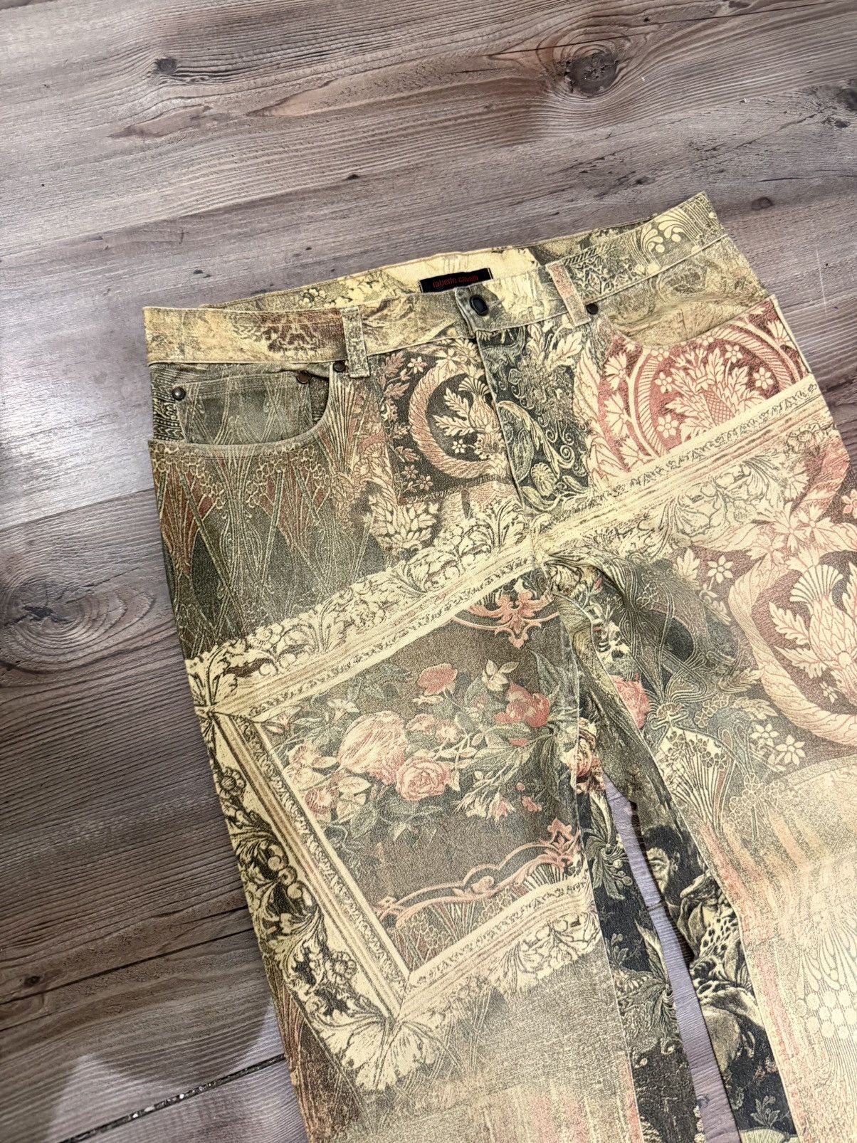Roberto Cavalli Roberto Cavalli vintage Renaissance Y2K vintage pants Size US 36 / EU 52 - 2 Thumbnail