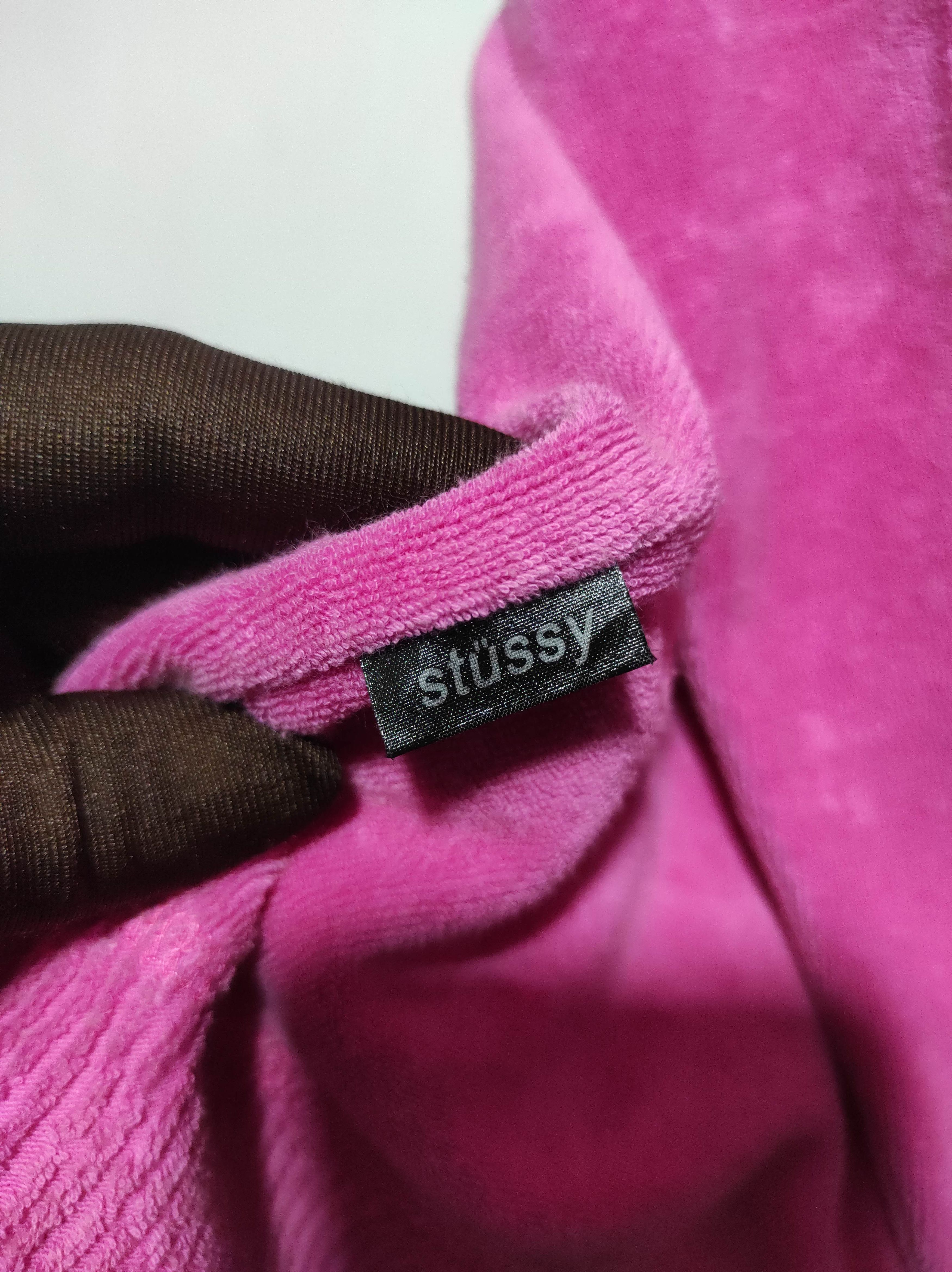 Stussy Stussy Pink Fleece Double Zip Fur Hoodie i6w9 LBG style Size US M / EU 48-50 / 2 - 14 Thumbnail