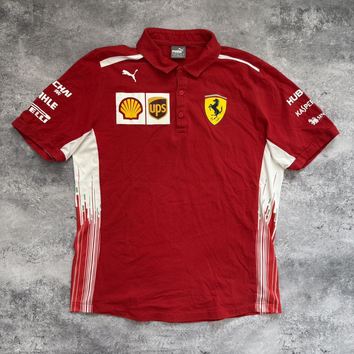 Puma Puma Ferrari Polo Shirt team Raikkonen NOT FOR SALE 2018 Size US L / EU 52-54 / 3 - 1 Thumbnail