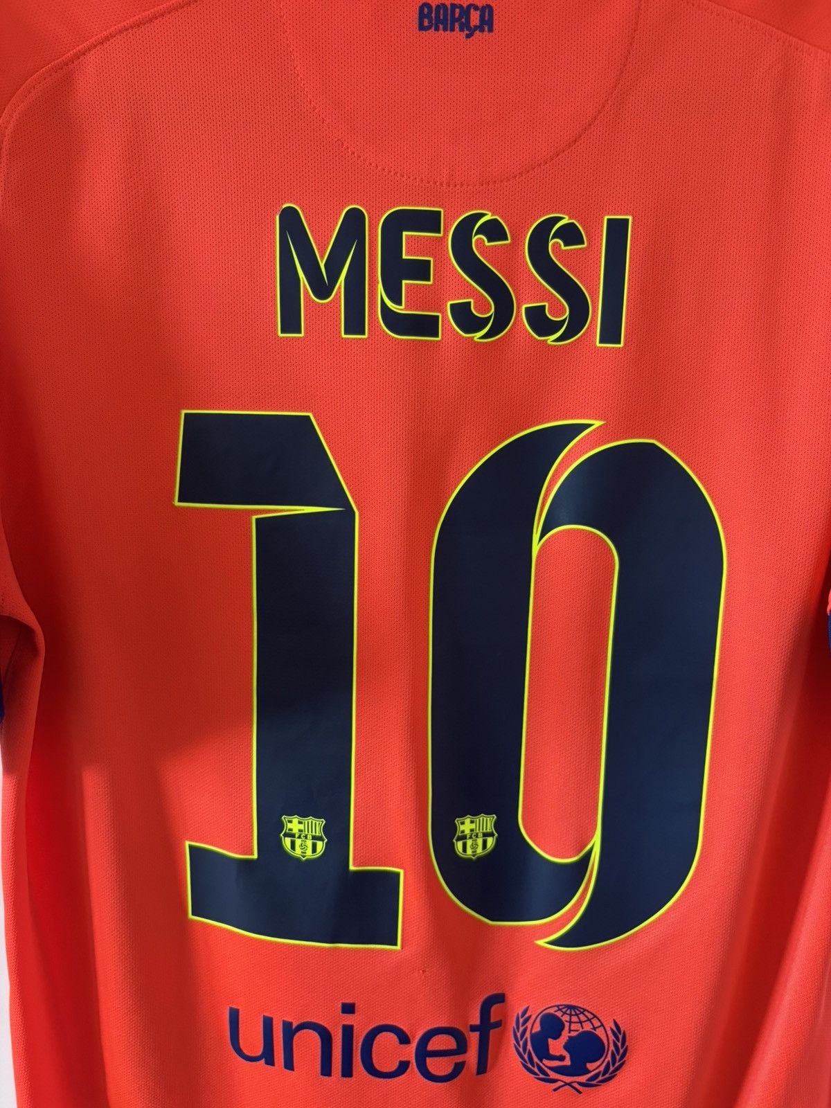 Barcelona nike 2014/2015 wyjazdowa Messi — zdjęcie 3