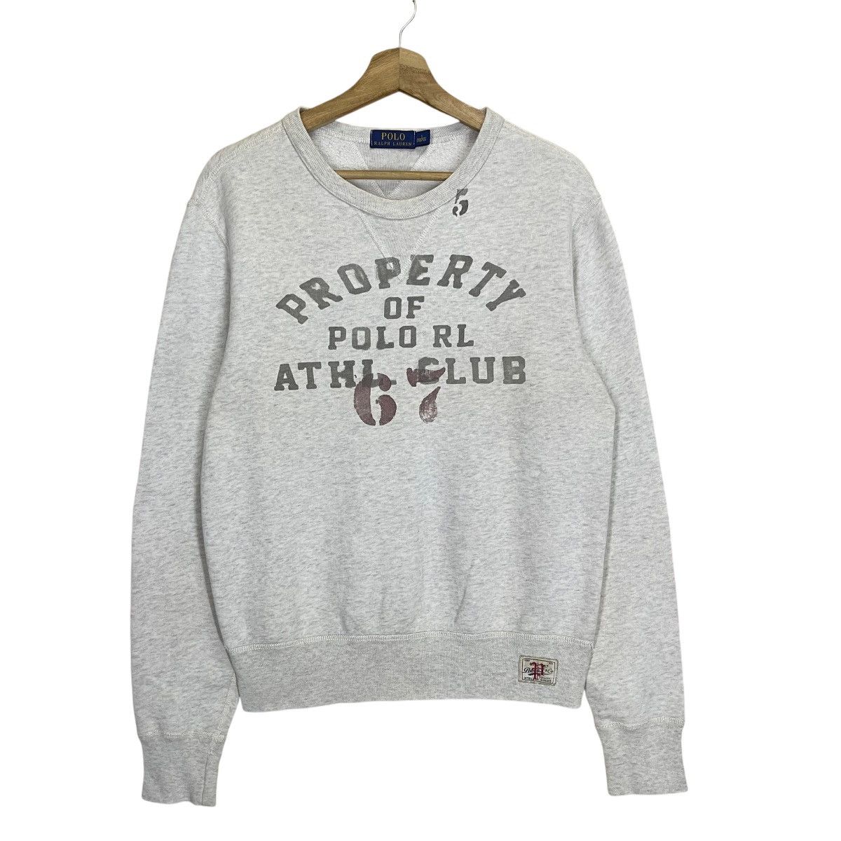 Polo Ralph Lauren × Ralph Lauren Polo Ralph Lauren Property of Polo RL Crewneck Sweatshirt Size US S / EU 44-46 / 1 - 1 Thumbnail