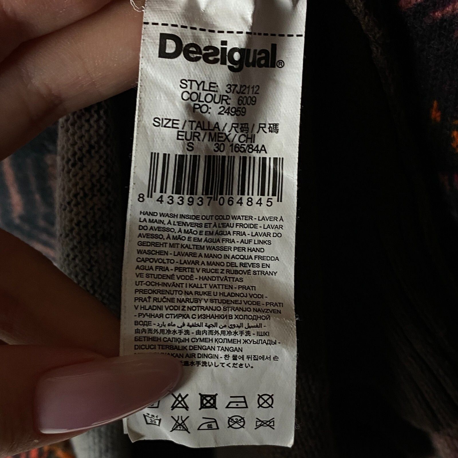 Desigual Desigual Sweater Women's Size S Multicolor Long Sleeve ` Size S / US 4 / IT 40 - 6 Thumbnail