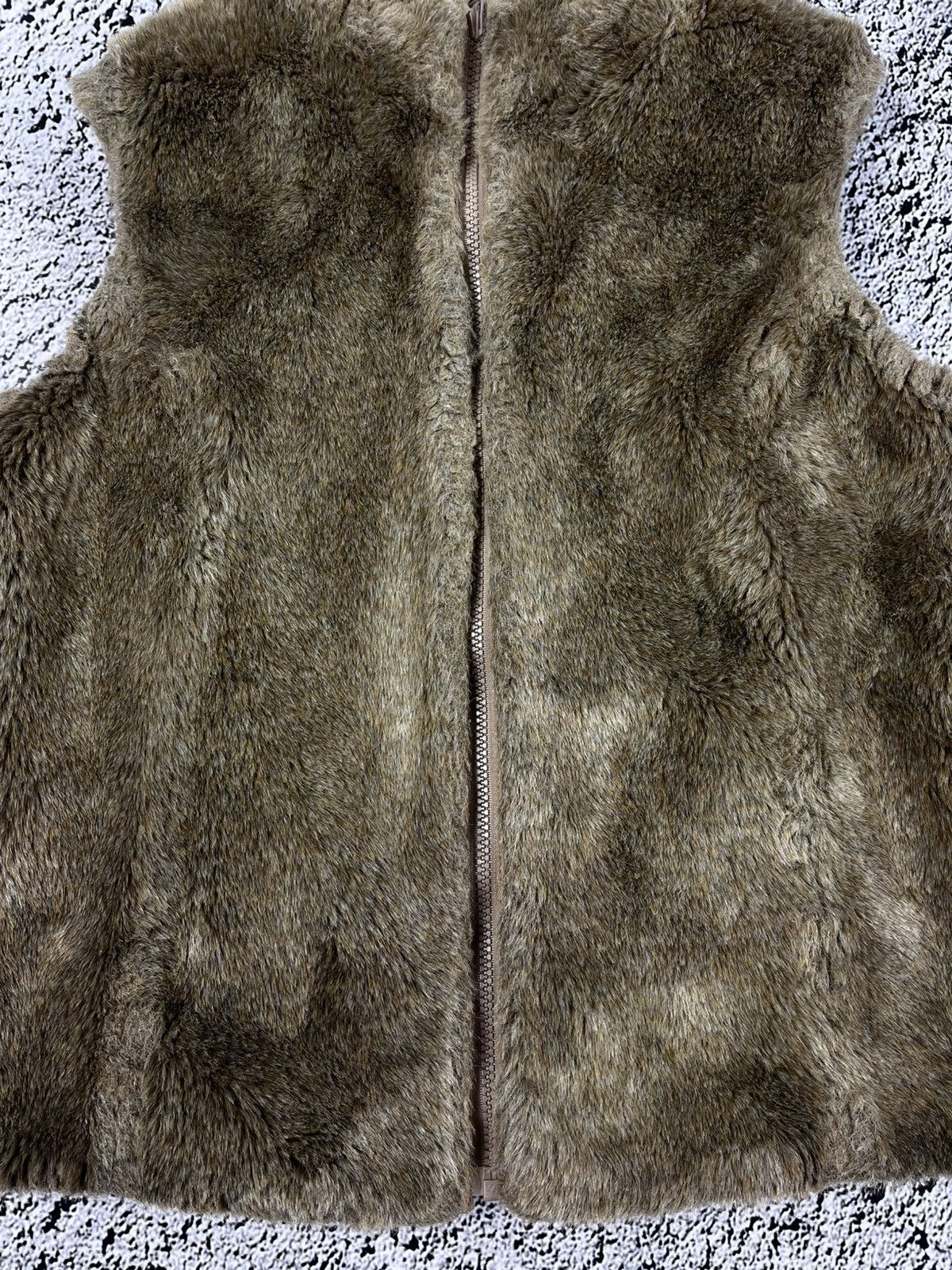Vintage Vintage Y2K AvantGarde fur faux vest luxury 00s Japanese Size S / US 4 / IT 40 - 2 Thumbnail