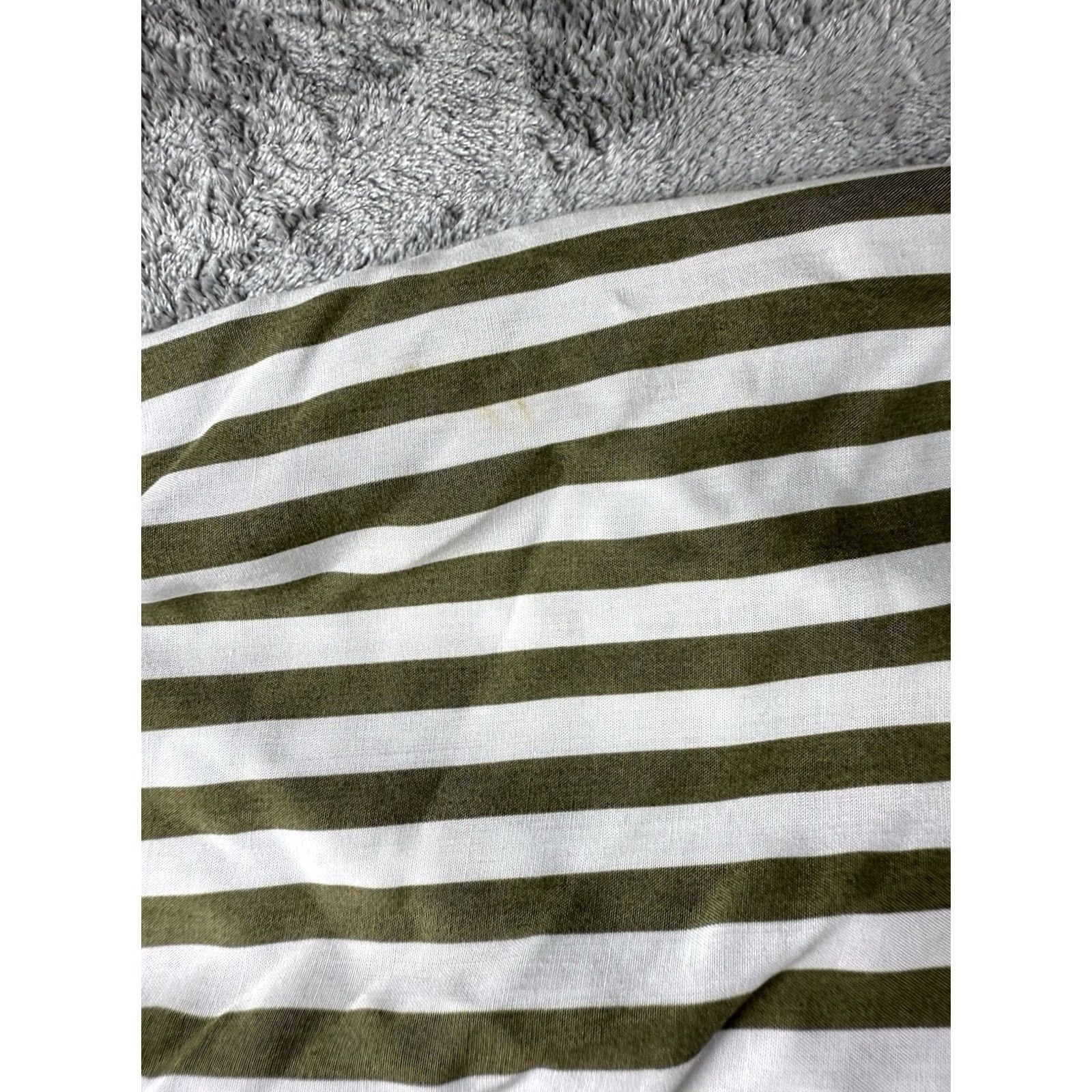 Vintage JANE AND DELANCY PLUS 2XL GREEN STRIPED SHIRT COASTAL FEMININE OFFICE Size XXL / US 16-18 / IT 52-54 - 6 Thumbnail