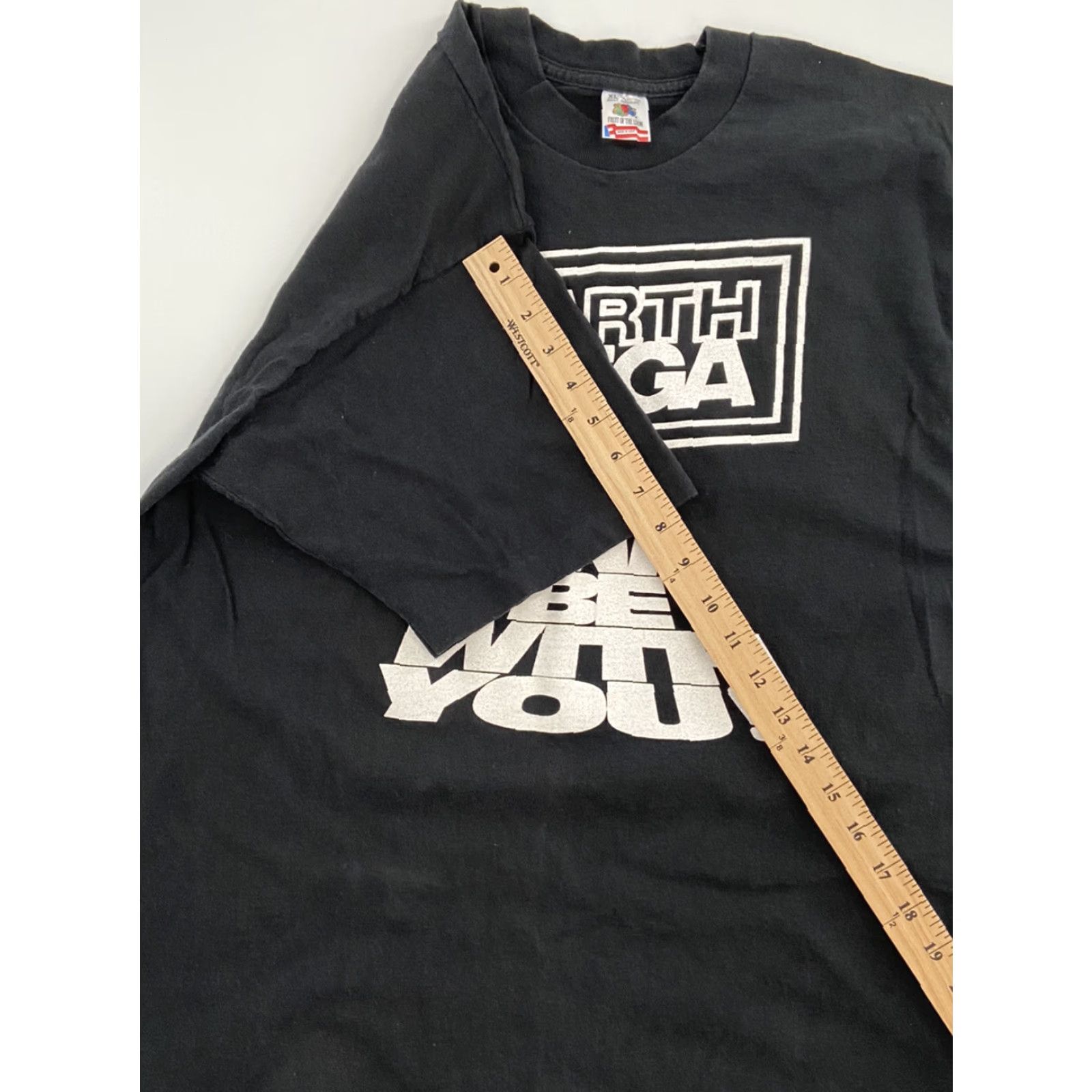 Fruit Of The Loom VINTAGE Fruit of the Loom Darth Vega Shirt Adult XL Black Double Print Mens Size US XL / EU 56 / 4 - 7 Thumbnail