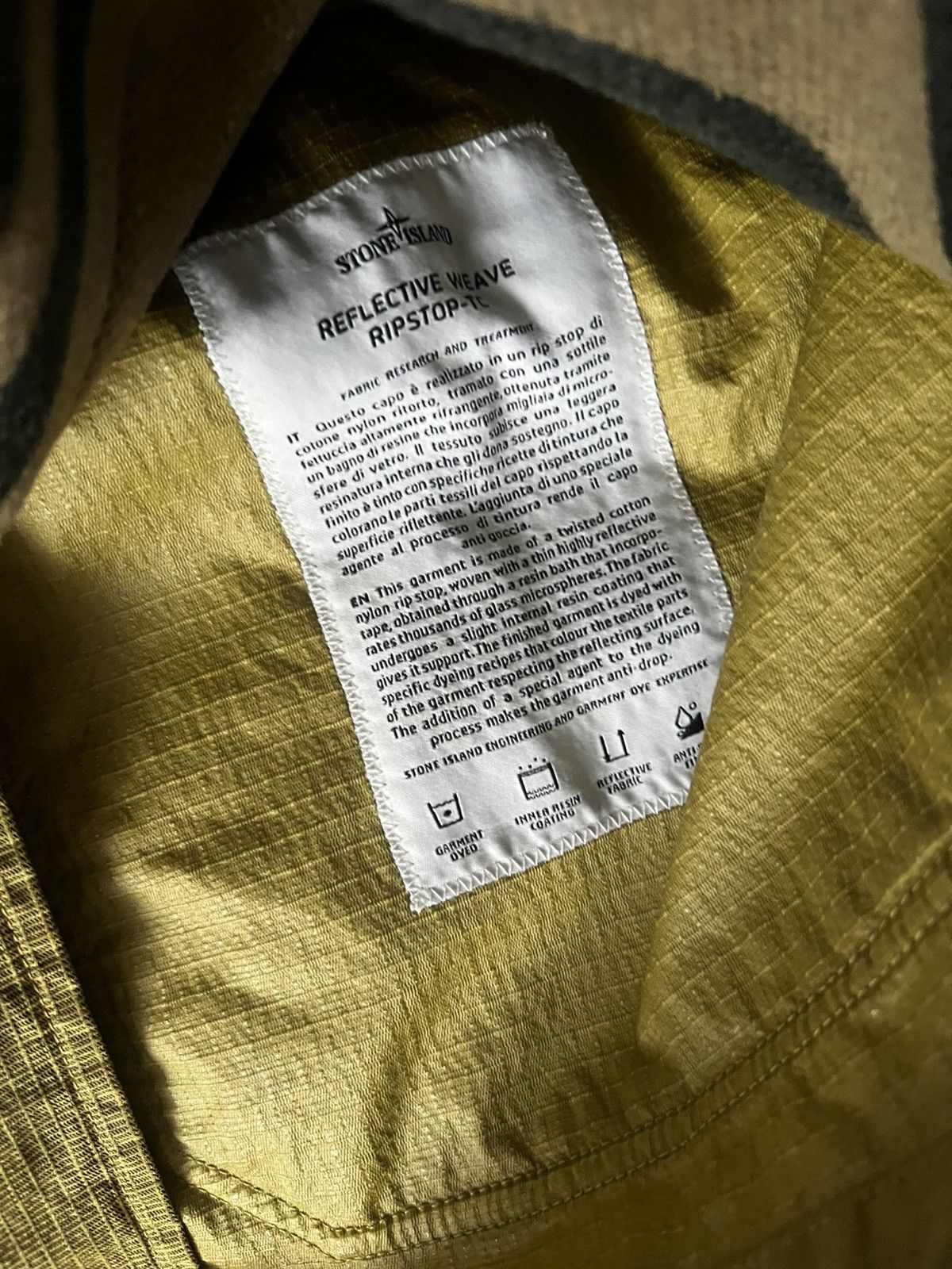 Stone Island stone island reflective weave ripstop tc jacket Size US XXL / EU 58 / 5 - 7 Thumbnail