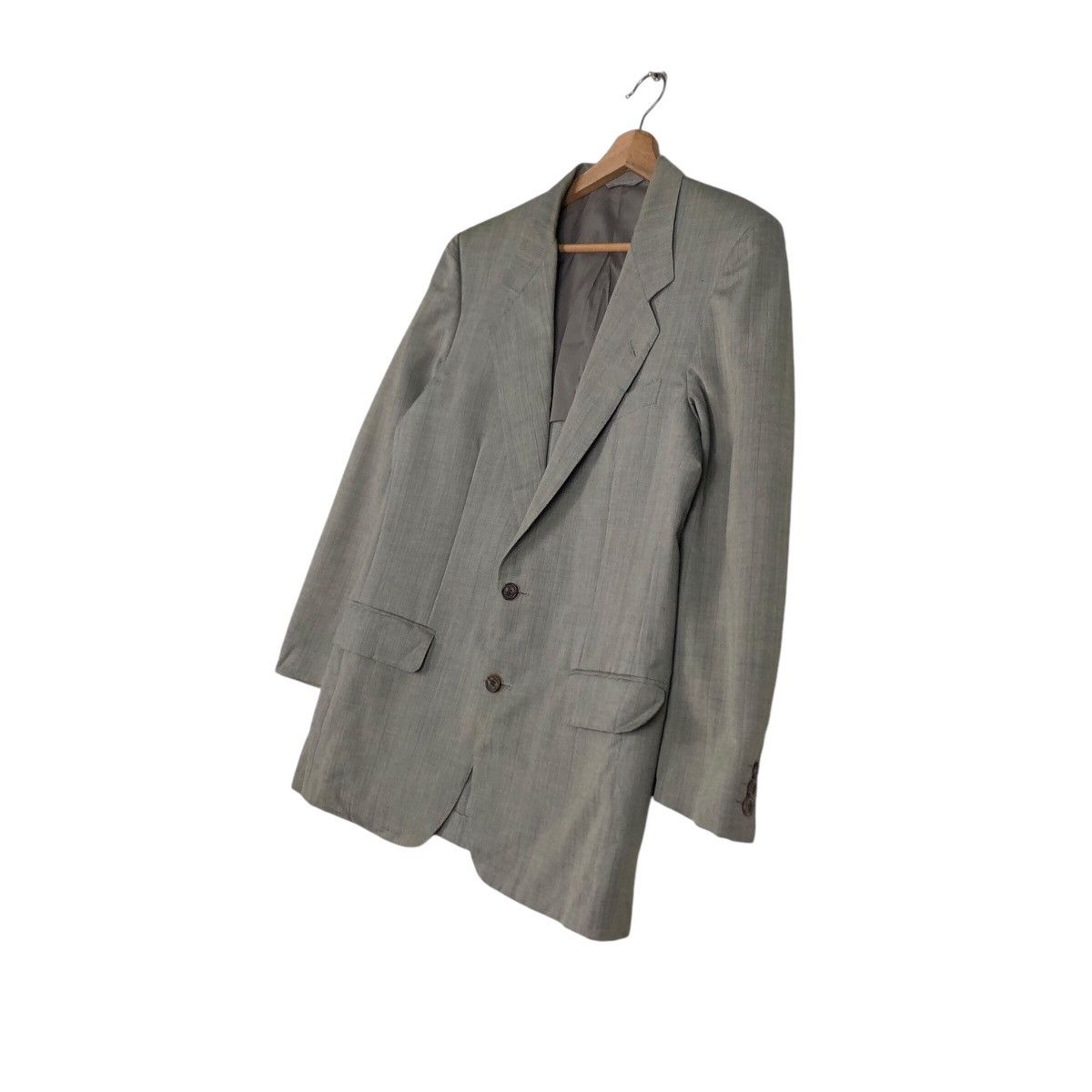 Balenciaga 📌Vintage Balenciaga Paris Coats Striped Double Breast Size US M / EU 48-50 / 2 - 3 Thumbnail