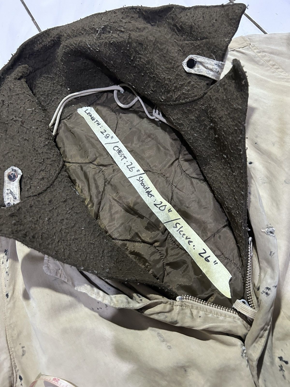 Massimo Osti × Stone Island × Vintage Destroyed worn Stone Island Raso Gommato vtg dutchrope liner Size US XXL / EU 58 / 5 - 10 Thumbnail