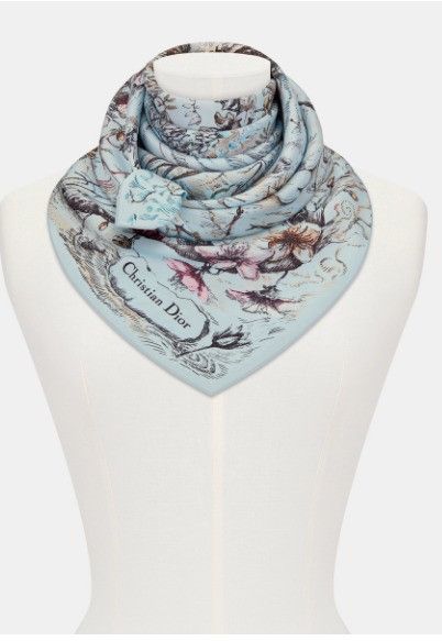 Dior o1w1db11024 Size: OS / 90 Square Scarf in Multicolor Size ONE SIZE - 5 Thumbnail