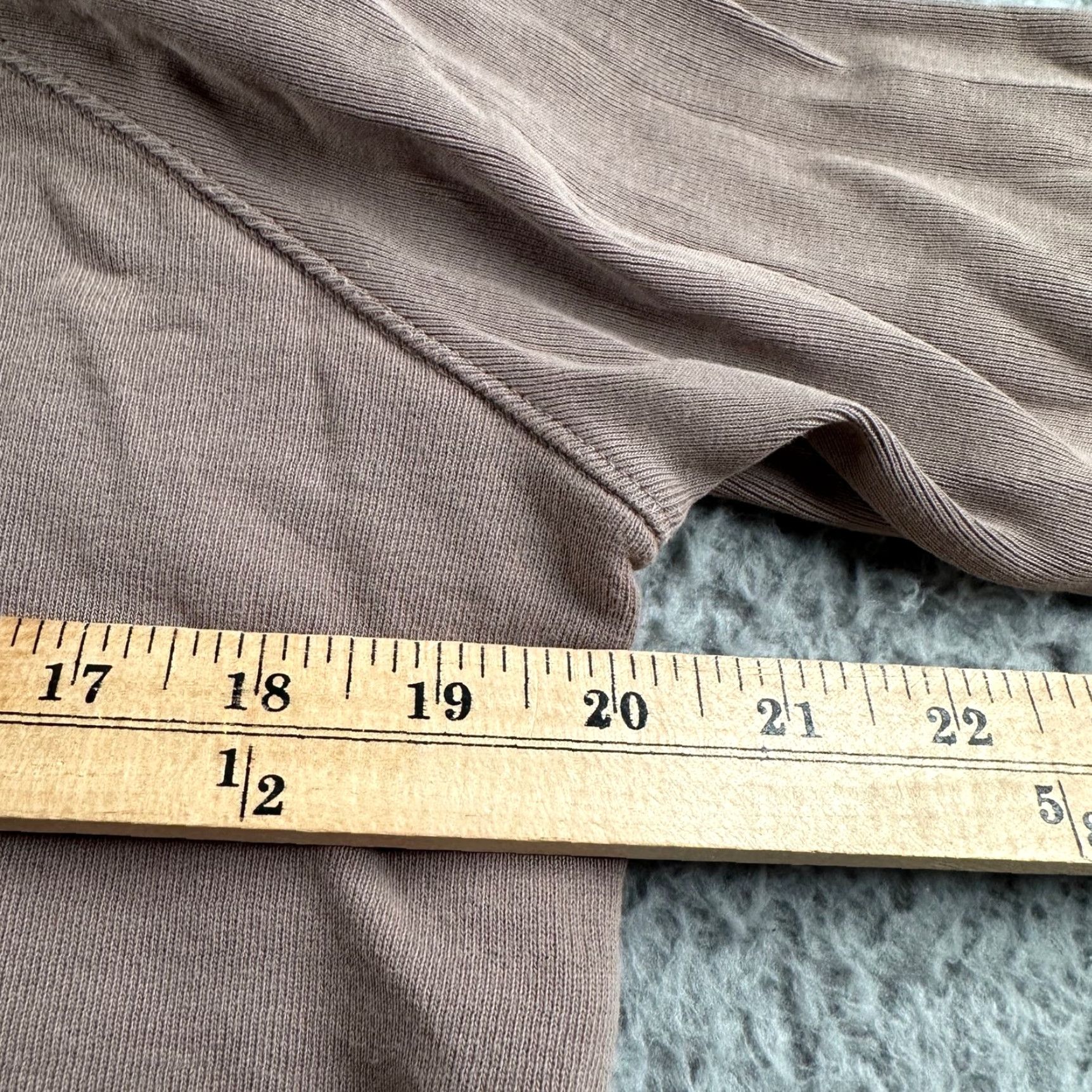 Frank & Eileen Frank & Eileen Tee Lab Hoodie Womens S Taupe Distressed Raw Edge Pullover Frayed Size S / US 4 / IT 40 - 7 Thumbnail