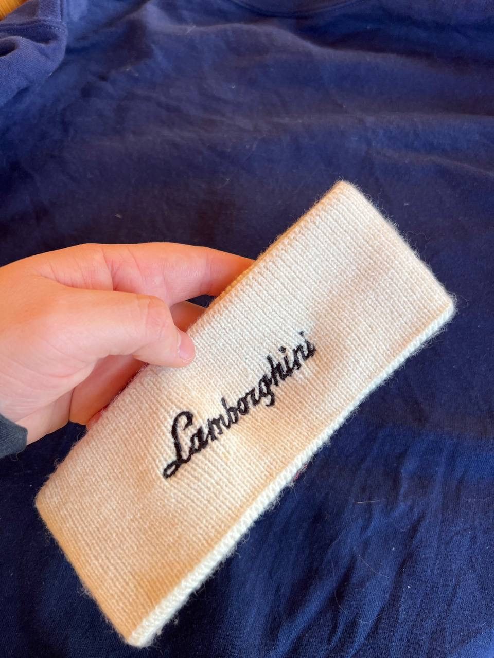 Lamborghini Automobile Lamborghini Hat Headband Racing Italia Auto Y2K Size ONE SIZE - 2 Thumbnail