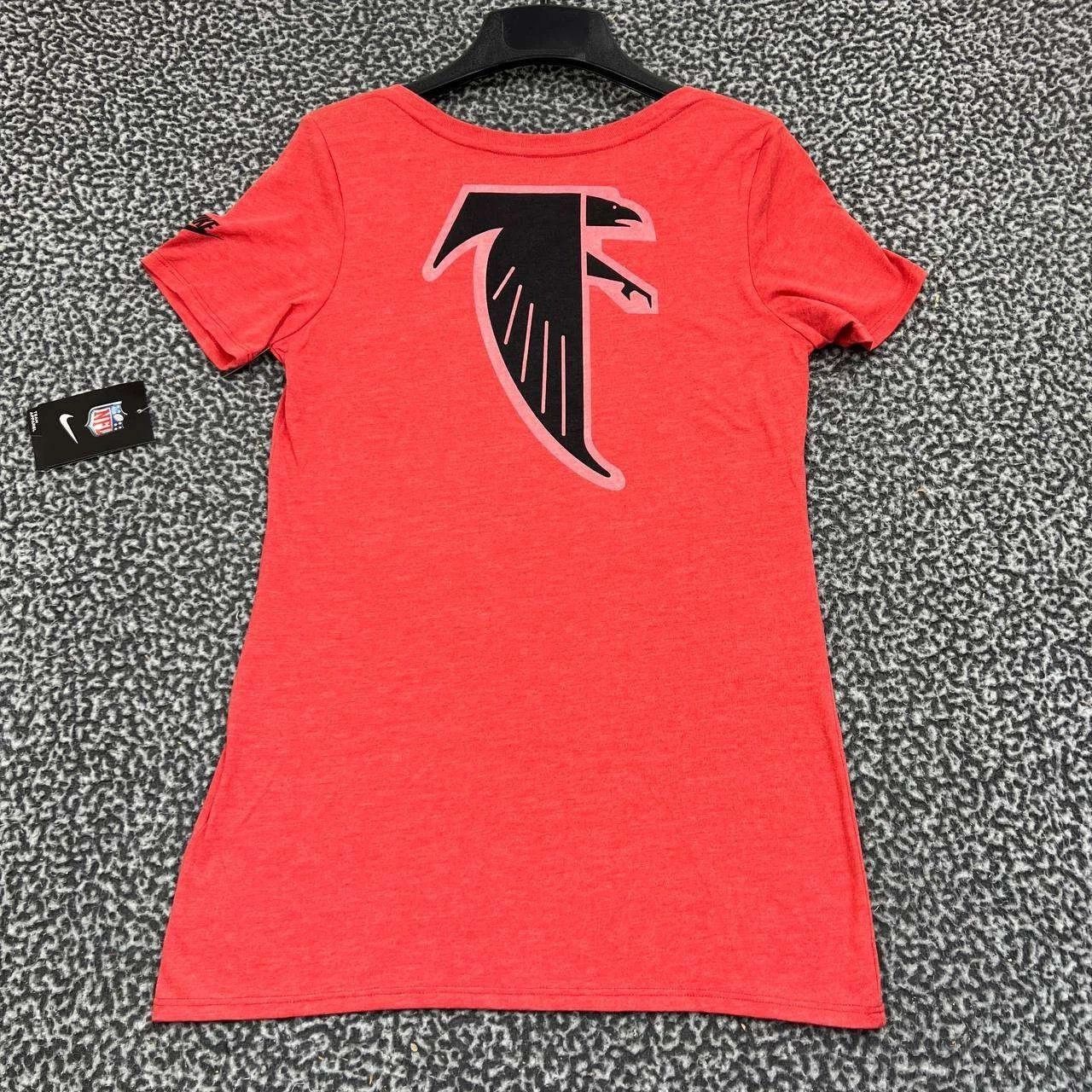 Nike Atlanta Falcons Shirt Women M Nike NFL Short Sleeve V-Neck Size M / US 6-8 / IT 42-44 - 2 Thumbnail