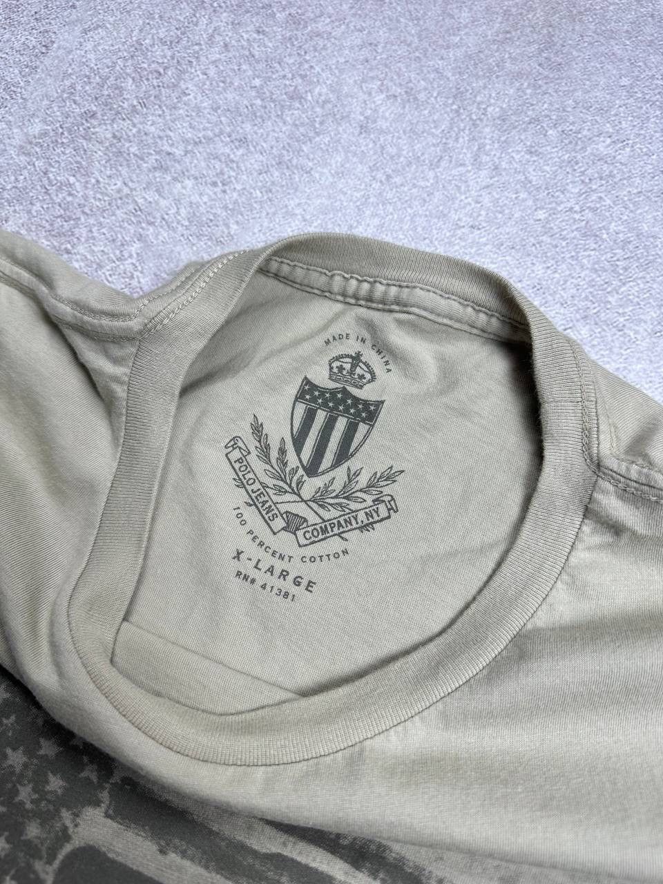 Polo Ralph Lauren Vintage Polo Ralph Lauren RRL Flag T-shirt XL Size US XL / EU 56 / 4 - 3 Thumbnail