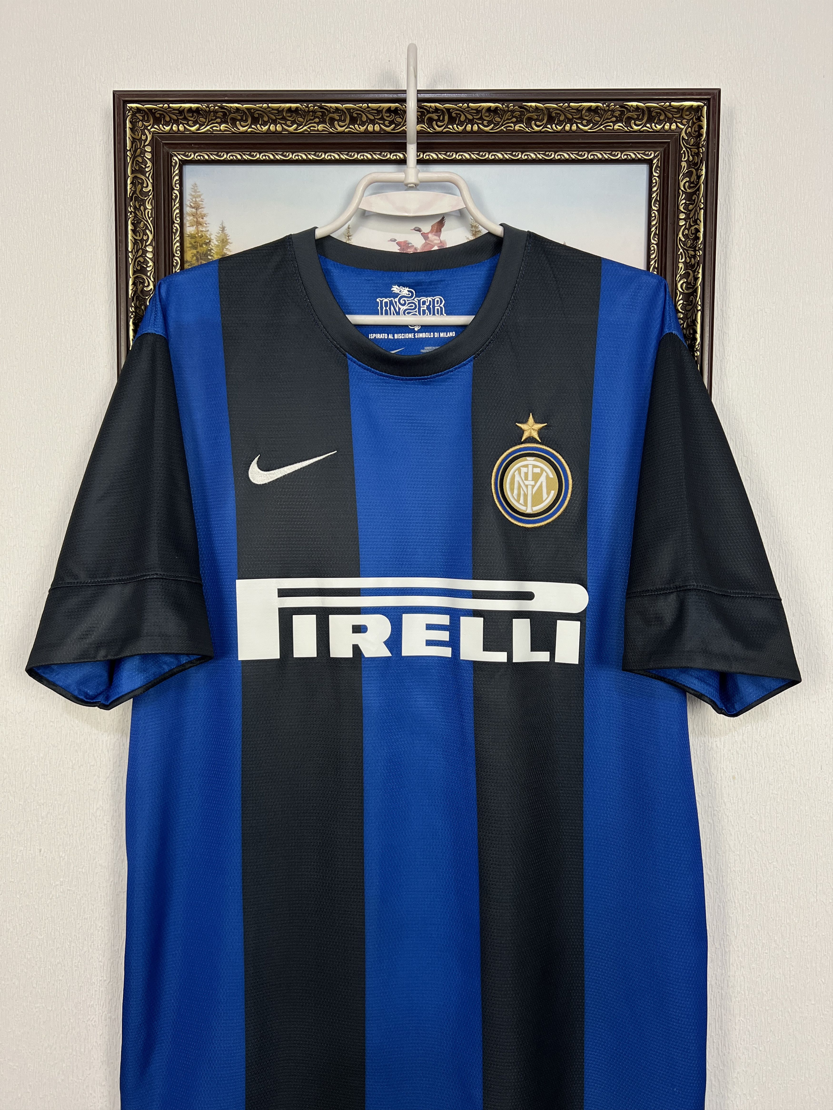Nike Inter Milan Home football shirt 2012 Soccer Nike Maglia Size US XL / EU 56 / 4 - 2 Thumbnail