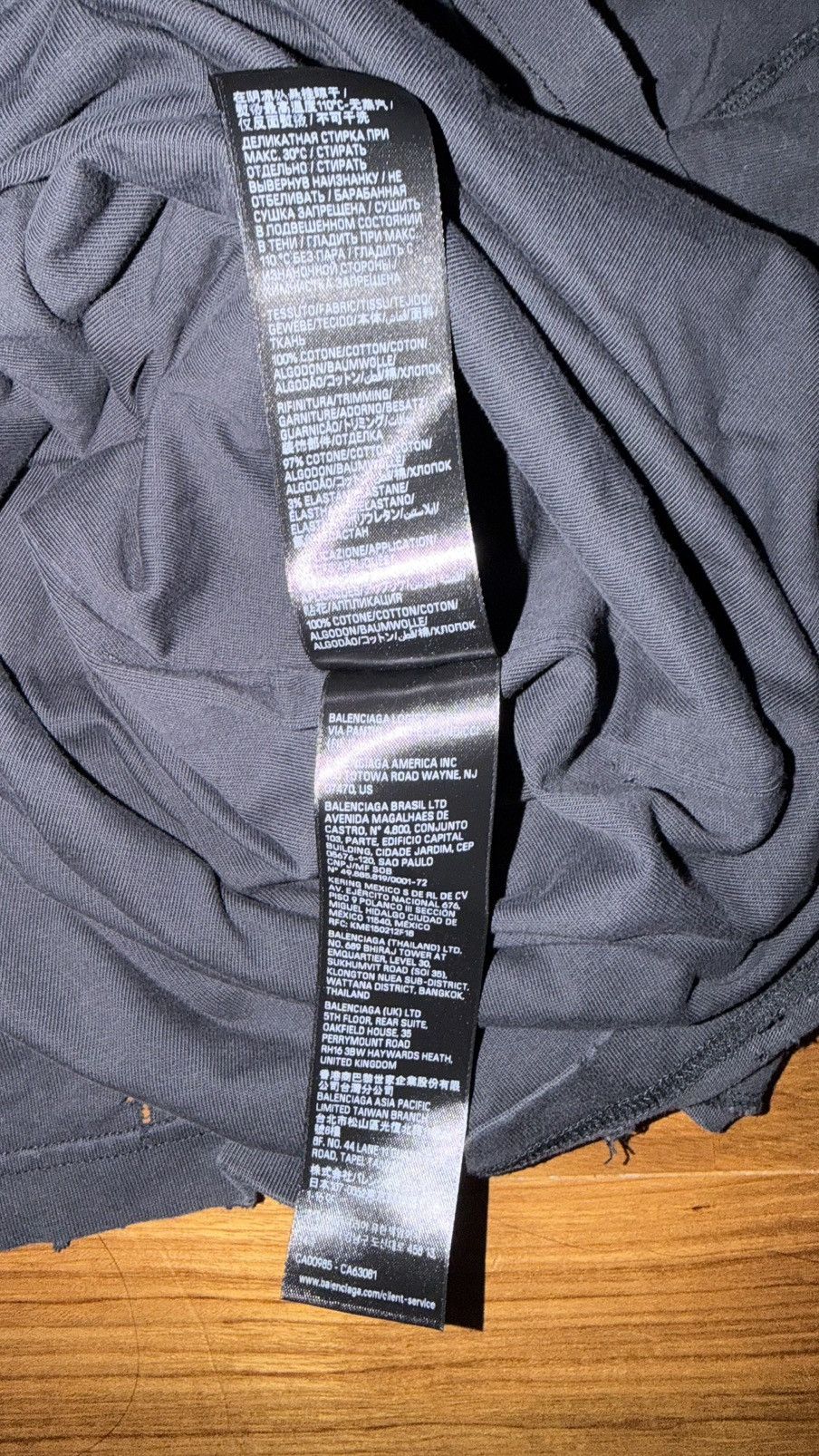 Balenciaga Balenciaga Distressed Long Sleeve Shirt SS25 Size US M / EU 48-50 / 2 - 5 Thumbnail