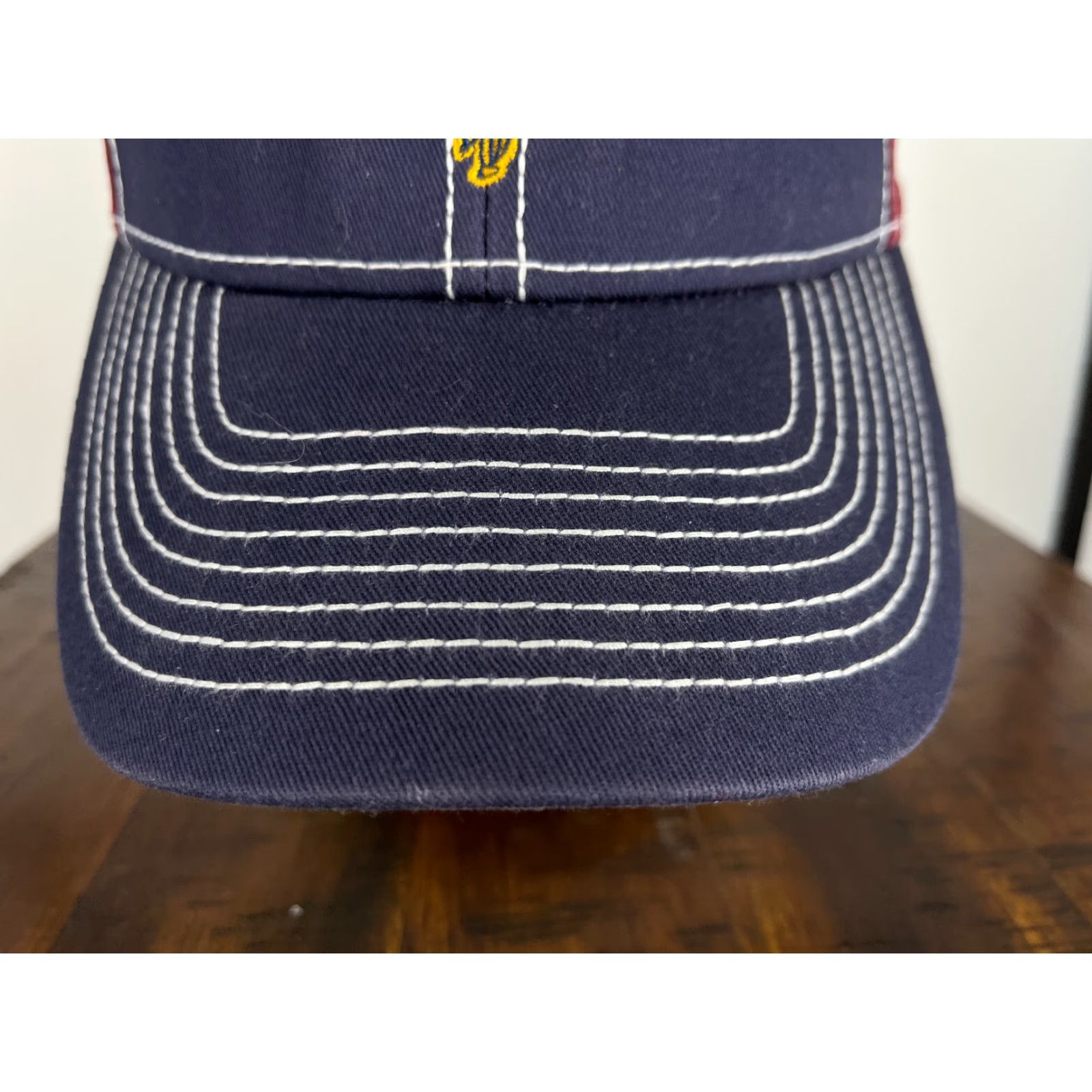 NBA Cleveland Cavaliers Hat Cap Adjustable Strap Back Adult One Size Blue Red Cotton Basketball Cap Nike? Size ONE SIZE - 3 Thumbnail