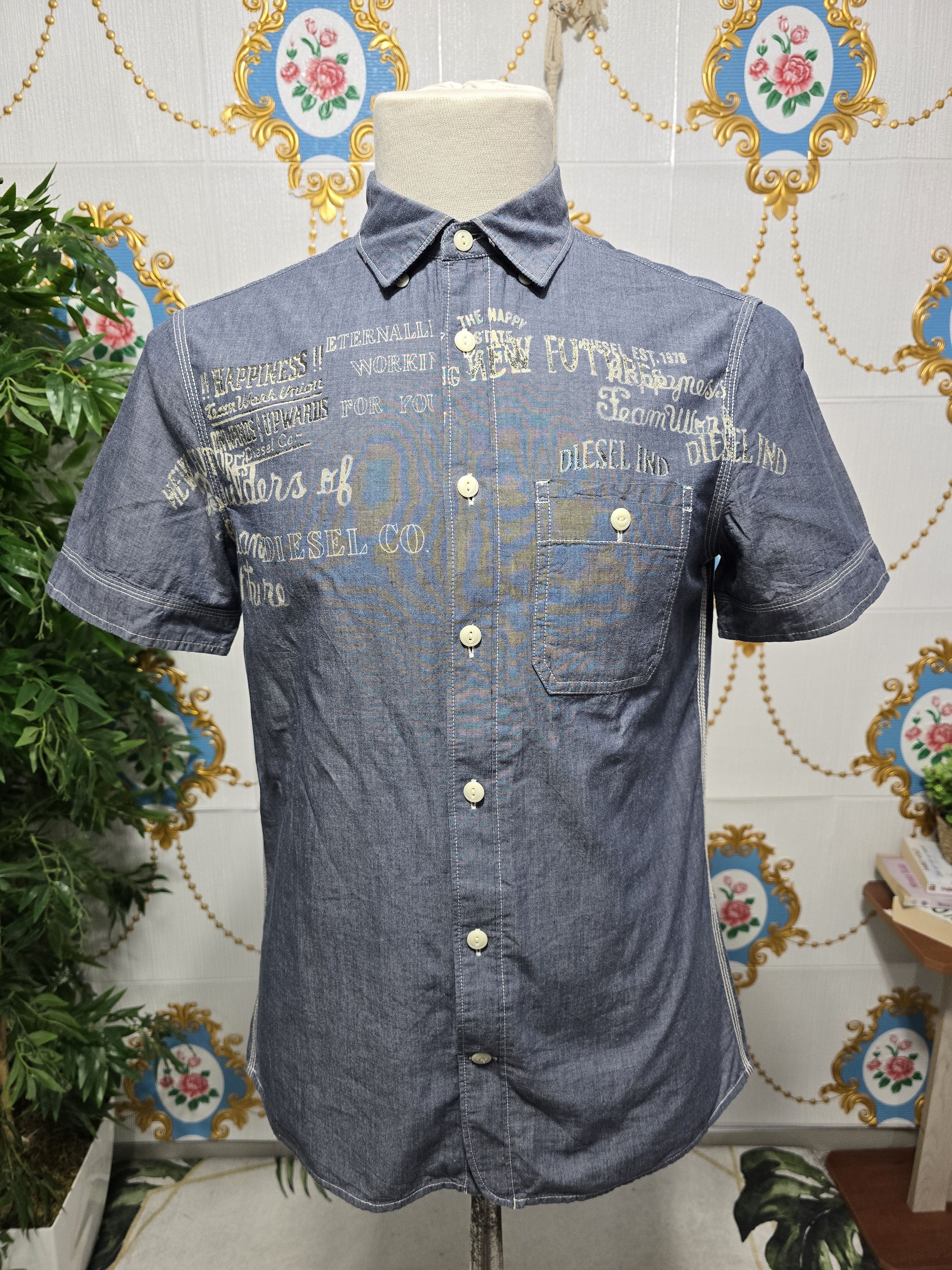 Diesel DIESEL Shirt Men size Large, new without tags Size US M / EU 48-50 / 2 - 1 Thumbnail