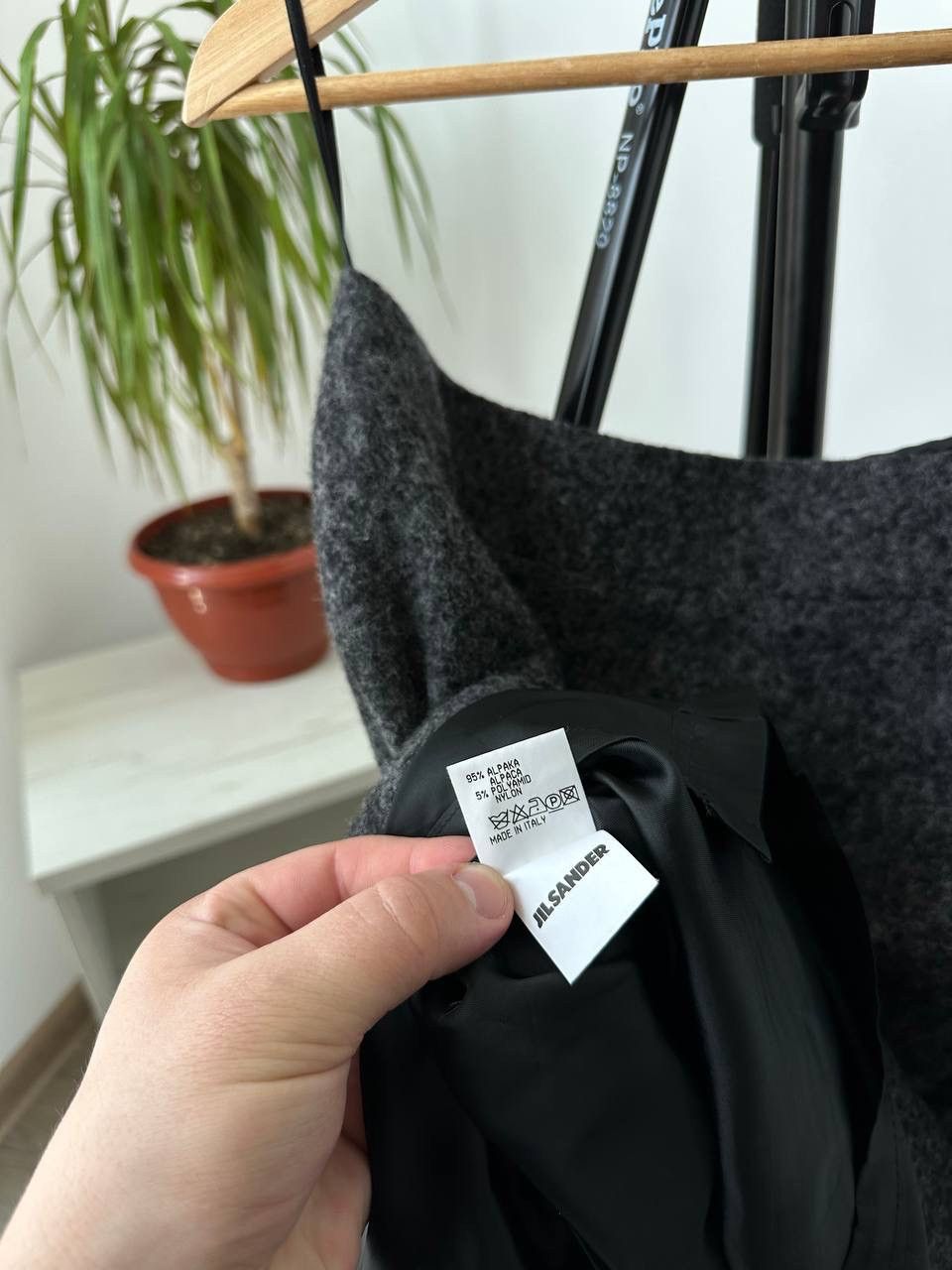 Jil Sander × Vintage Vintage Japanese Jil Sander Gray Alpaca Skirt Size 28" / US 6 / IT 42 - 12 Thumbnail
