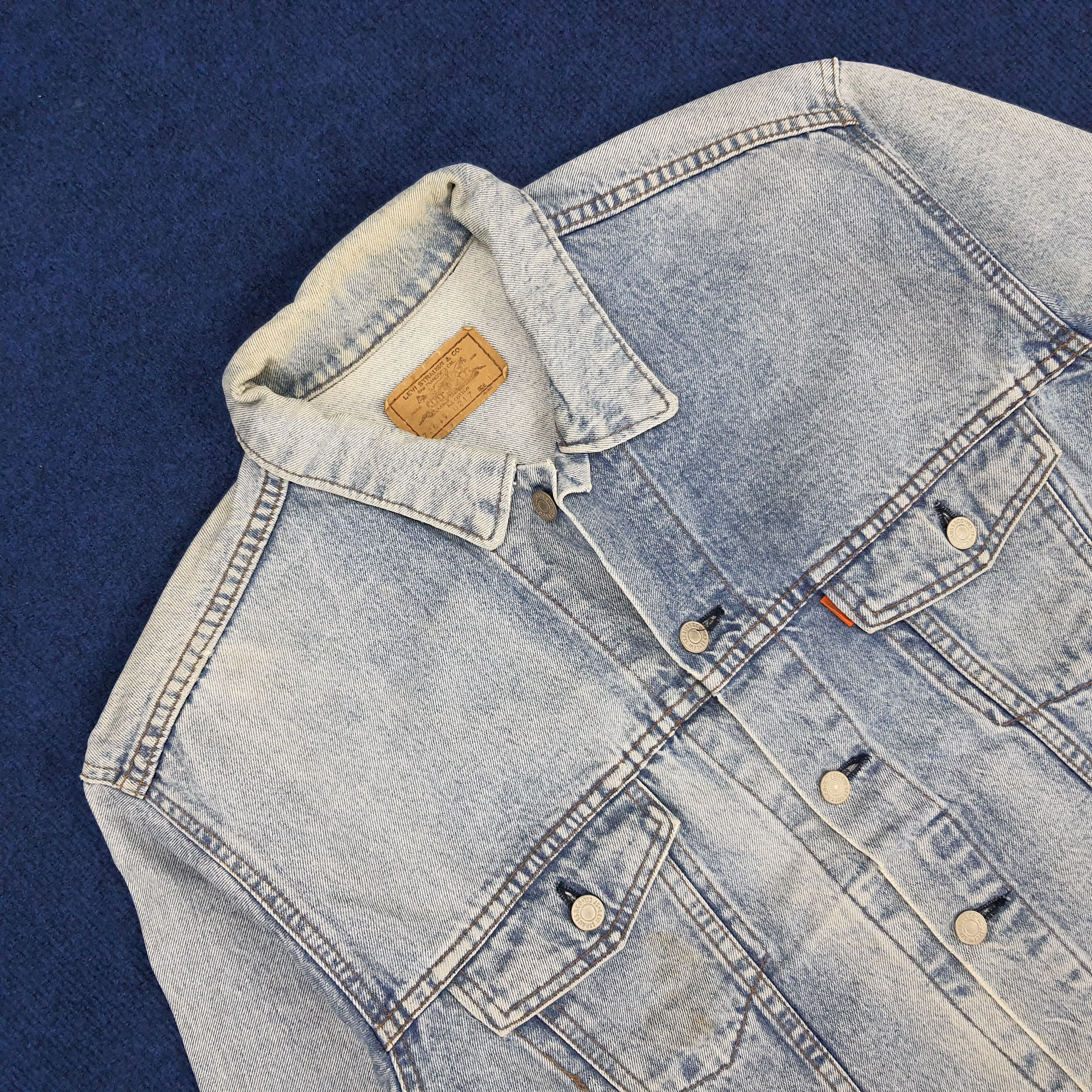 Levi's × Vintage Vintage Levi's X Number Nine Custom Logo Denim Jacket Size US XL / EU 56 / 4 - 4 Thumbnail