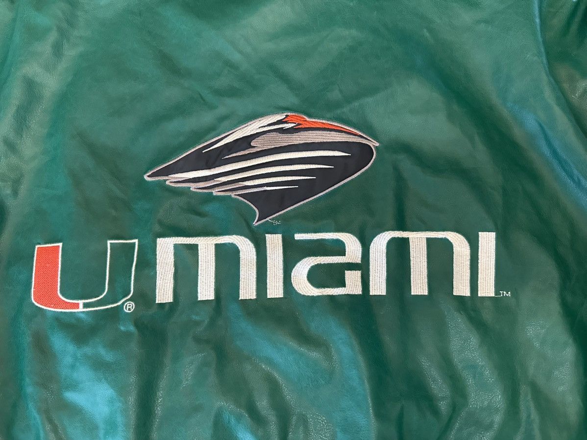 Steve And Barrys Vintage Steve & Barrys Miami Hurricanes Varsity Jacket-XXL Size US XXL / EU 58 / 5 - 2 Thumbnail