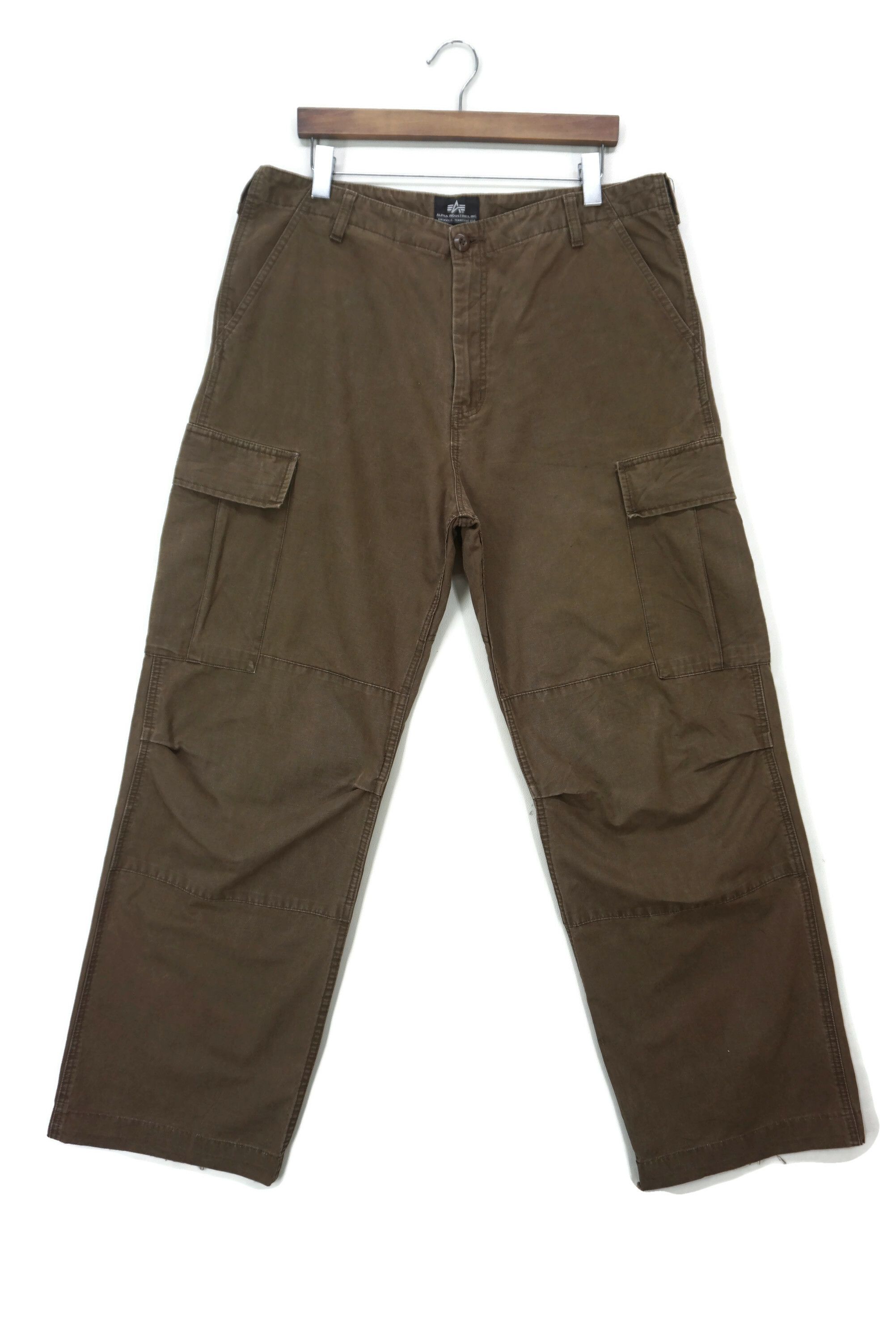 image of Alpha Industries x Military Fatigues Surplus Paratroops Army Skateboards Tactical Cargo in Brown (S