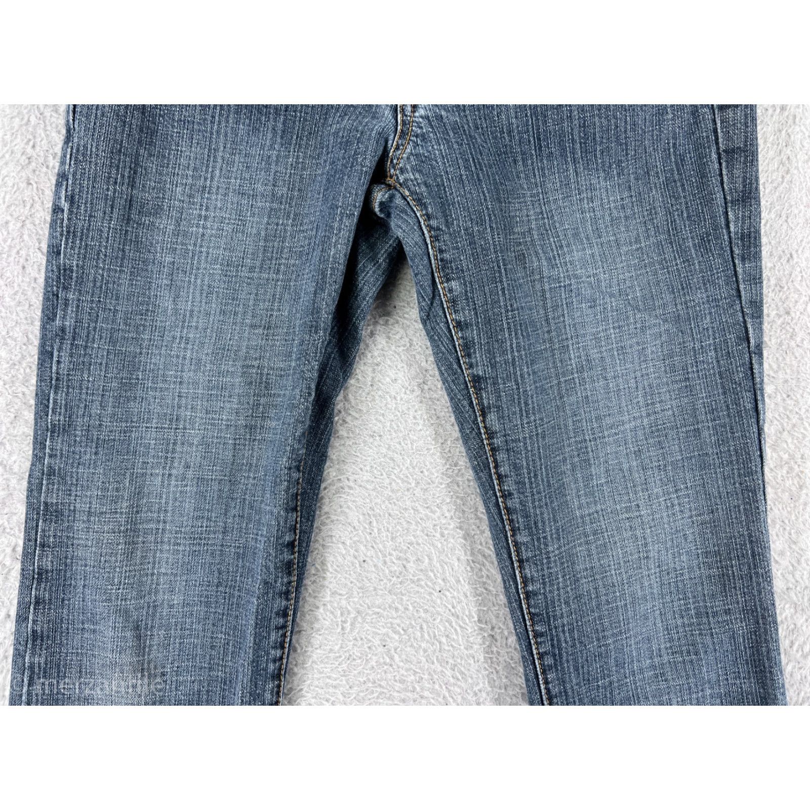 Vintage Seven7 Blue Denim Jeans Women 28 Boot Cut Low Rise Embroidered 5-Pocket 28in Inseam Stretch Pants Mens? Size 28" / US 6 / IT 42 - 7 Thumbnail