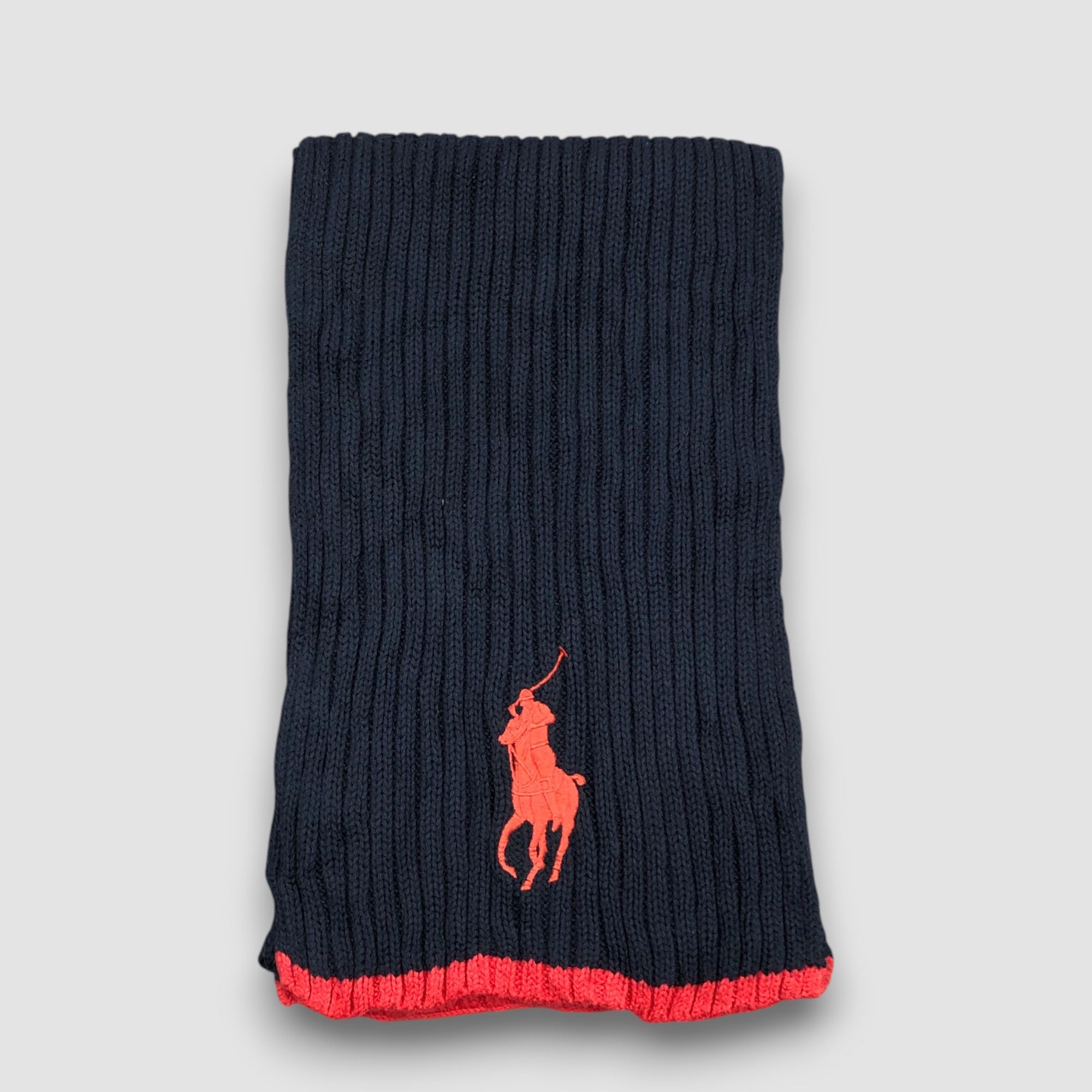 Polo Ralph Lauren Vintage Polo Ralph Lauren Scarf Muffler Knit Wool Scarves Size ONE SIZE - 3 Thumbnail