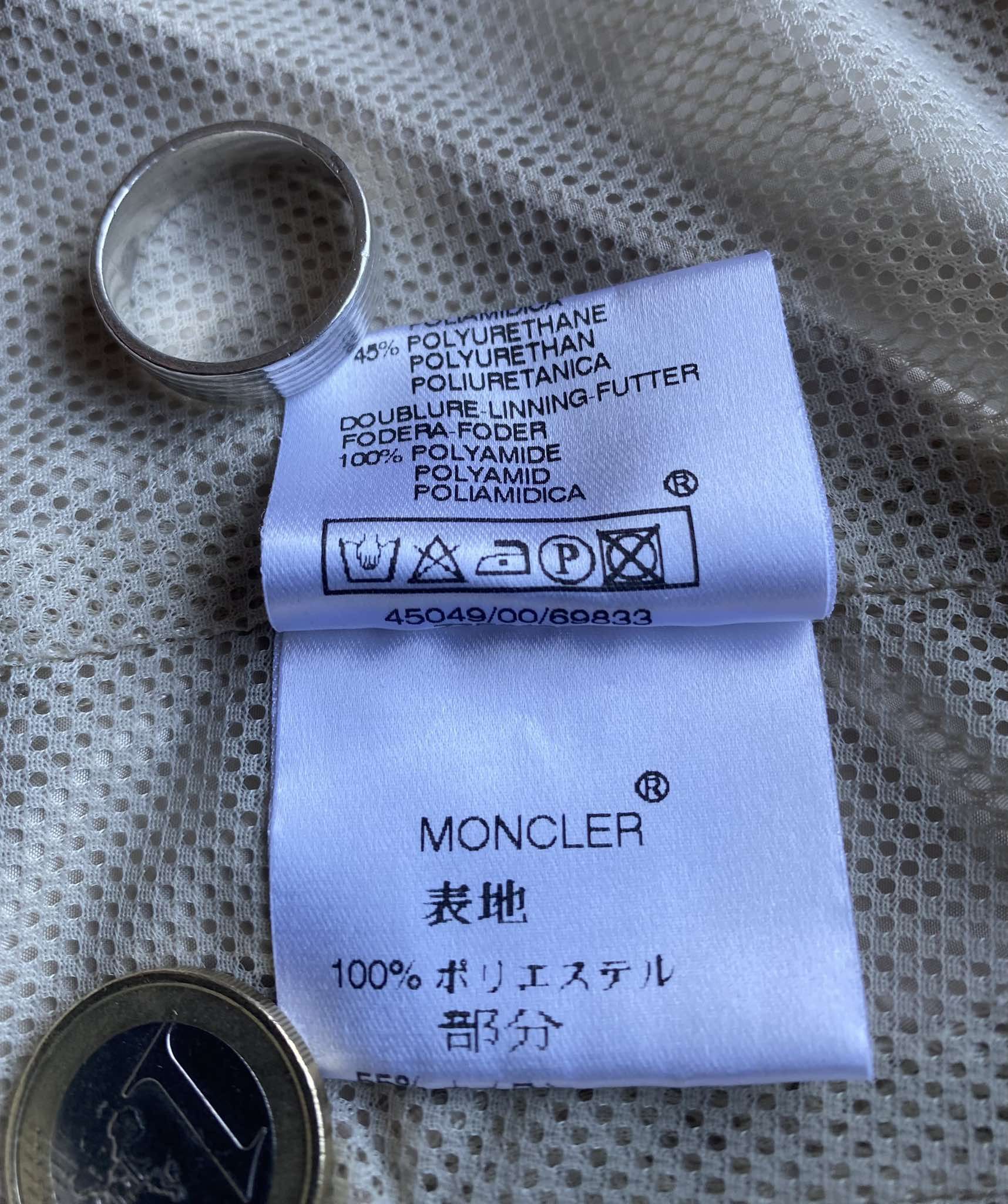 Moncler × Vintage Vintage Women Moncler Lightweight Jacket Belted Zip Lampo Size M / US 6-8 / IT 42-44 - 15 Thumbnail