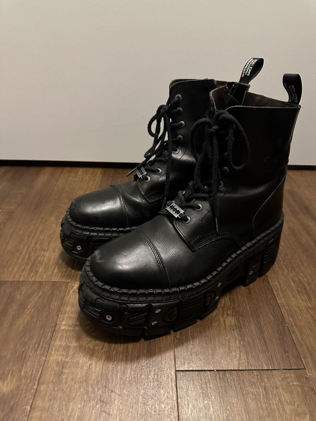 New Rock New Rock Tank Boots | Grailed