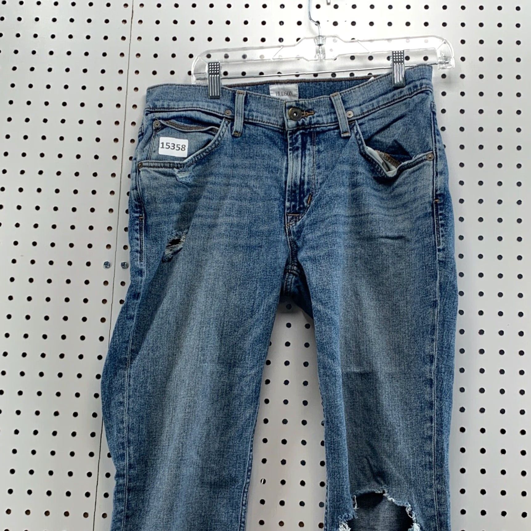 Hudson Hudson Jeans Blake Slim Straight Blue Pants 31 x 31 Mens Size US 31 - 5 Thumbnail
