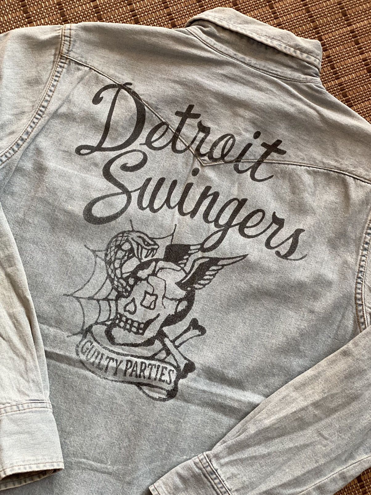 Wacko Maria Wacko Maria Guilty Parties Detroit Swinger Denim Jacket Size US M / EU 48-50 / 2 - 6 Thumbnail