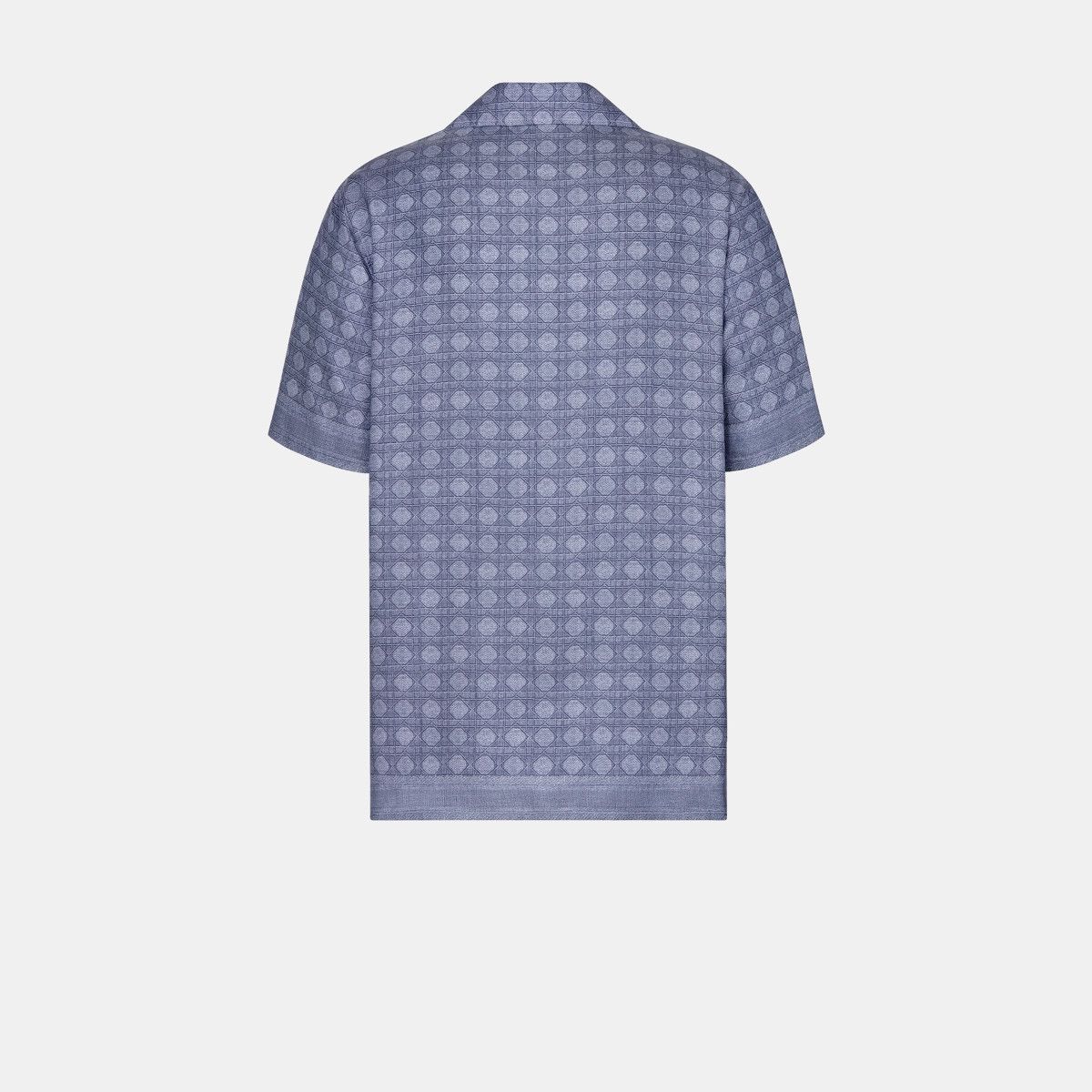 Dior o1bcso1str0226 Cannage Short-Sleeved Shirt in Blue Size US XL / EU 56 / 4 - 2 Thumbnail