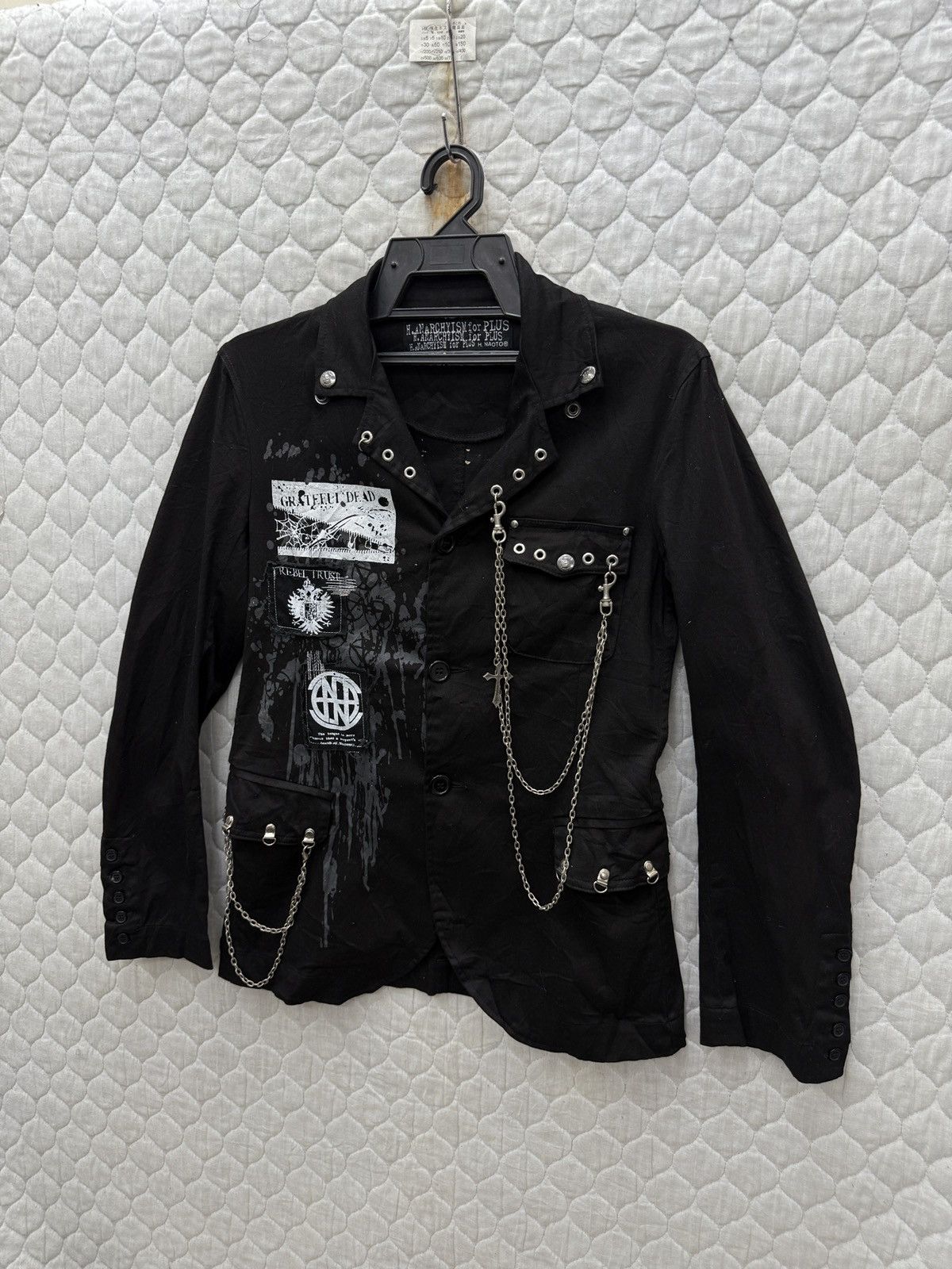 14th Addiction 🔥🔥🔥ARCHIVE H NAOTO ANARCHY PUNK JACKET Size M / US 6-8 / IT 42-44 - 5 Thumbnail