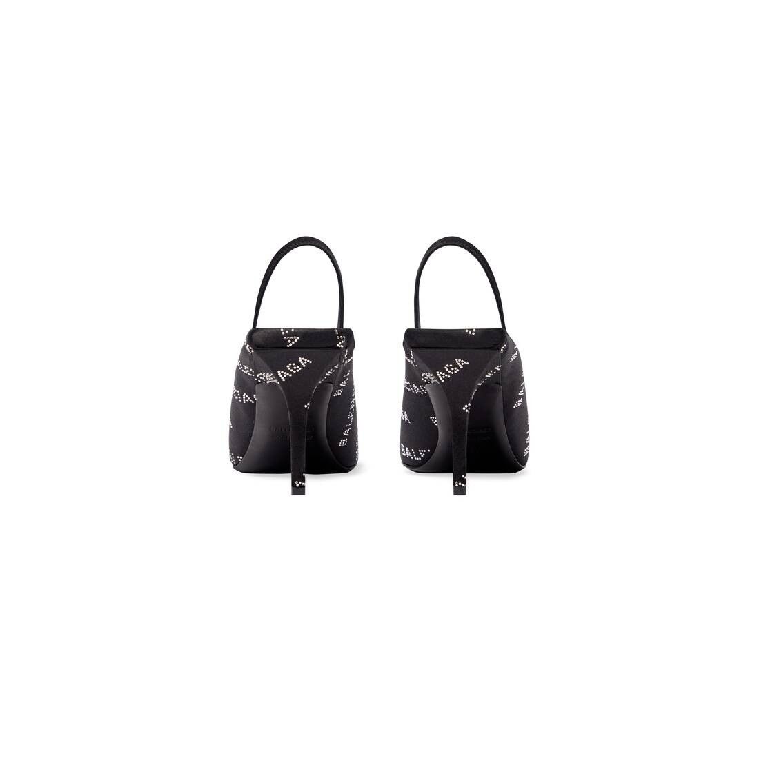 Balenciaga o1w1db10625 Square Knife Slingback 80mm Mules Rhinestones Size US 6 / IT 36 - 5 Thumbnail