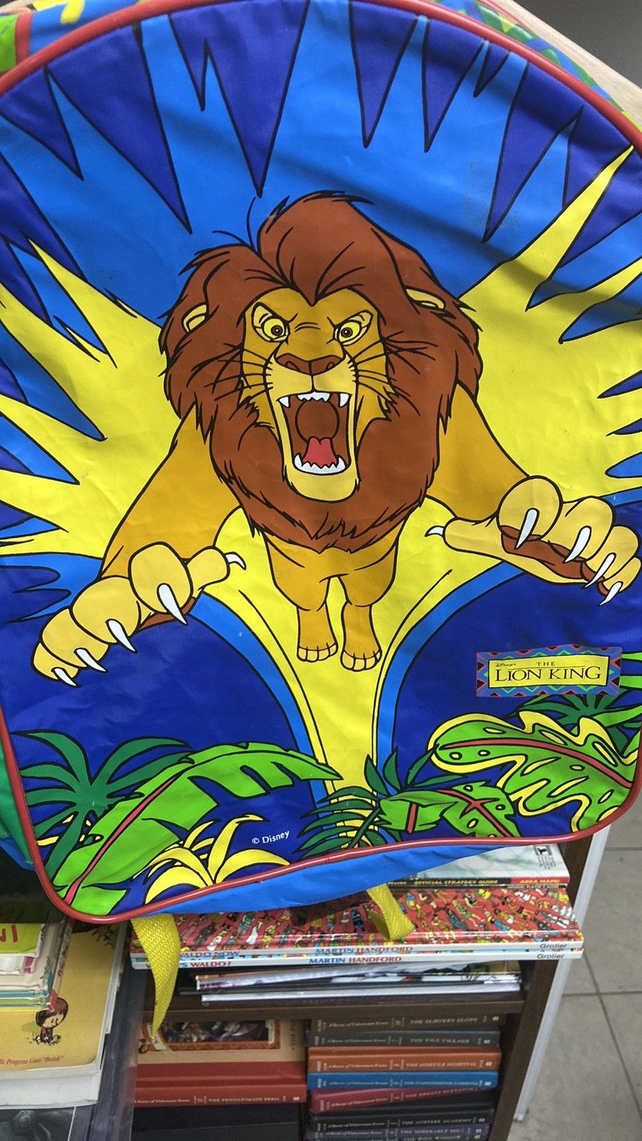 Disney × Vintage Vintage 90’s Disney The Lion King Kid’s Backpack Size ONE SIZE - 1 Thumbnail