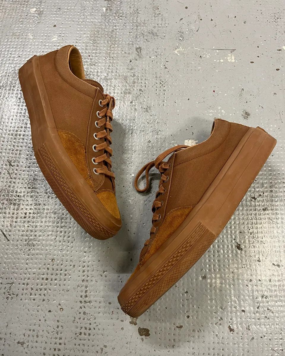 Dries Van Noten Dries Van Noten Brown Tan Suede Low-Top Sneakers Size US 8 / EU 41 - 3 Thumbnail