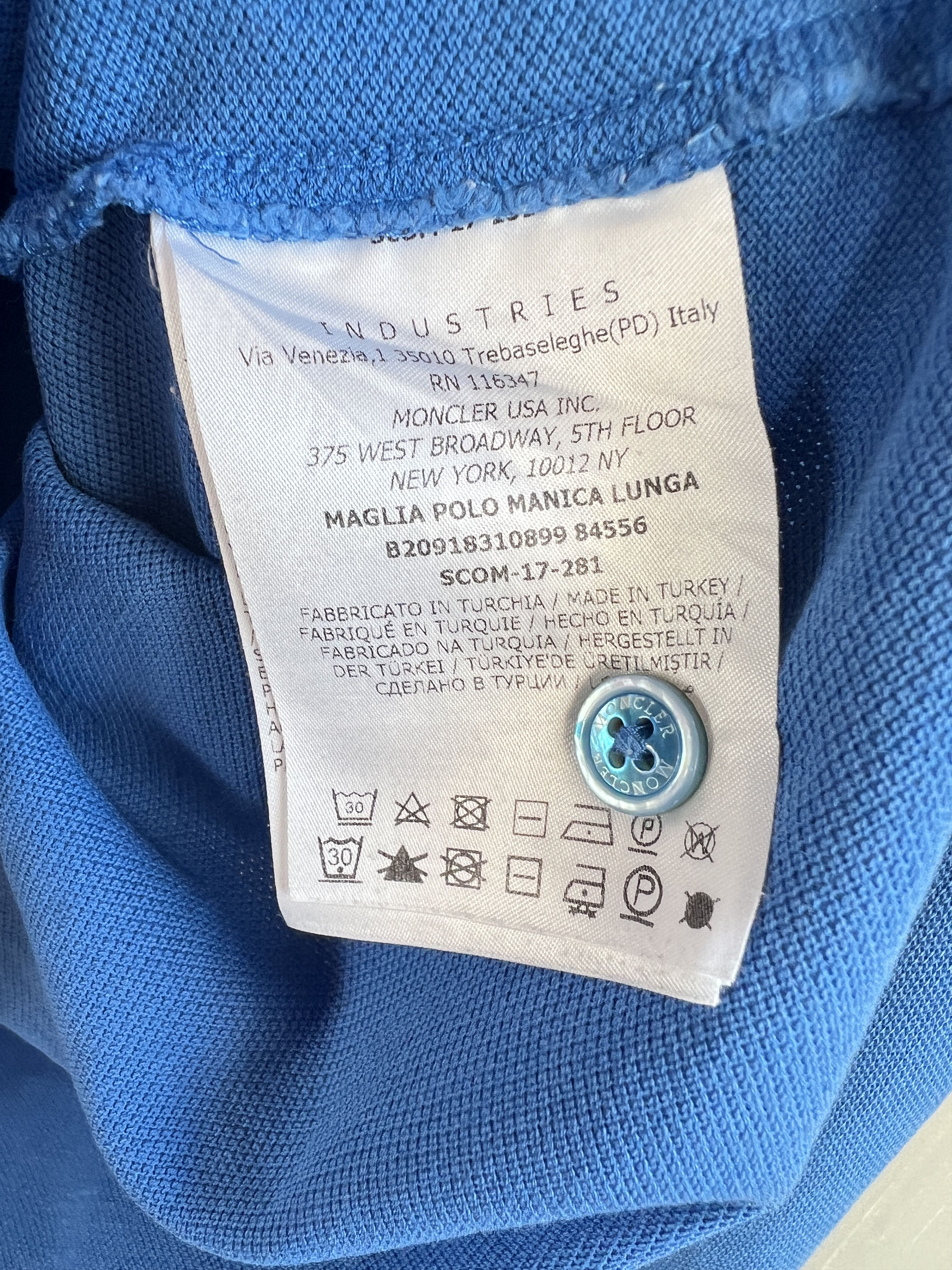 Moncler MONCLER LONGSLEEVE BLUE Size US M / EU 48-50 / 2 - 7 Thumbnail